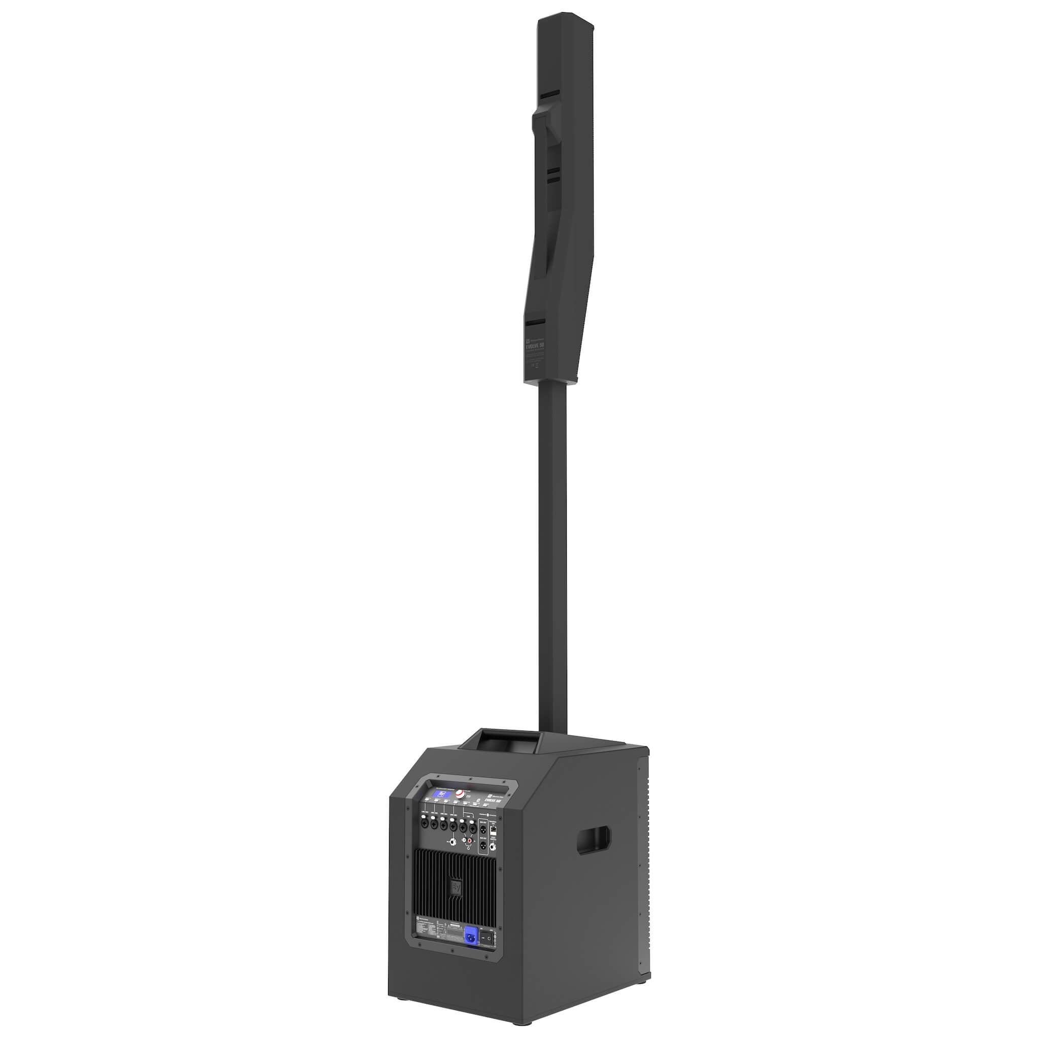 Electro-Voice EVOLVE 50M - Portable Column System, rear angle black