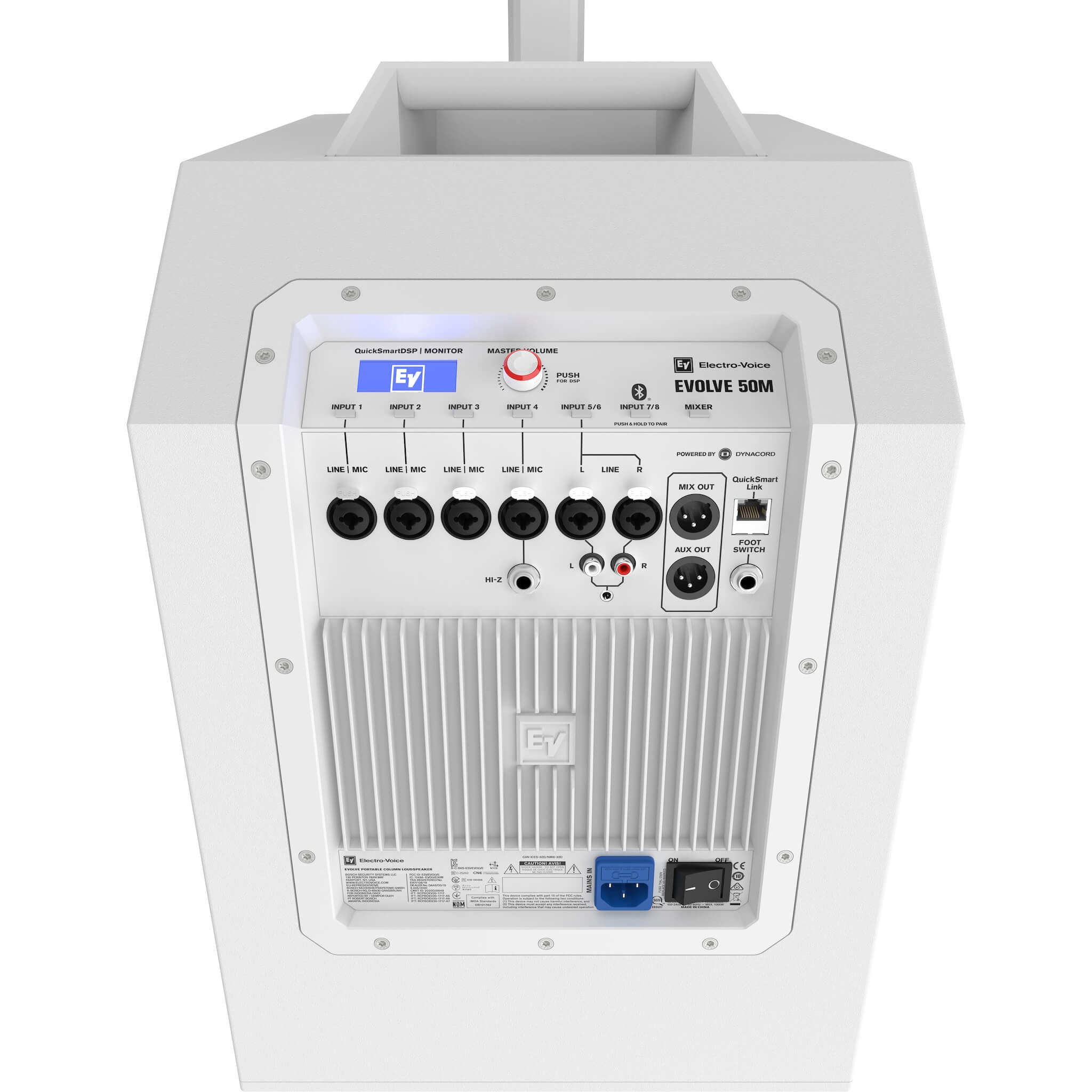 Electro-Voice EVOLVE 50M - Portable Column System, rear top white