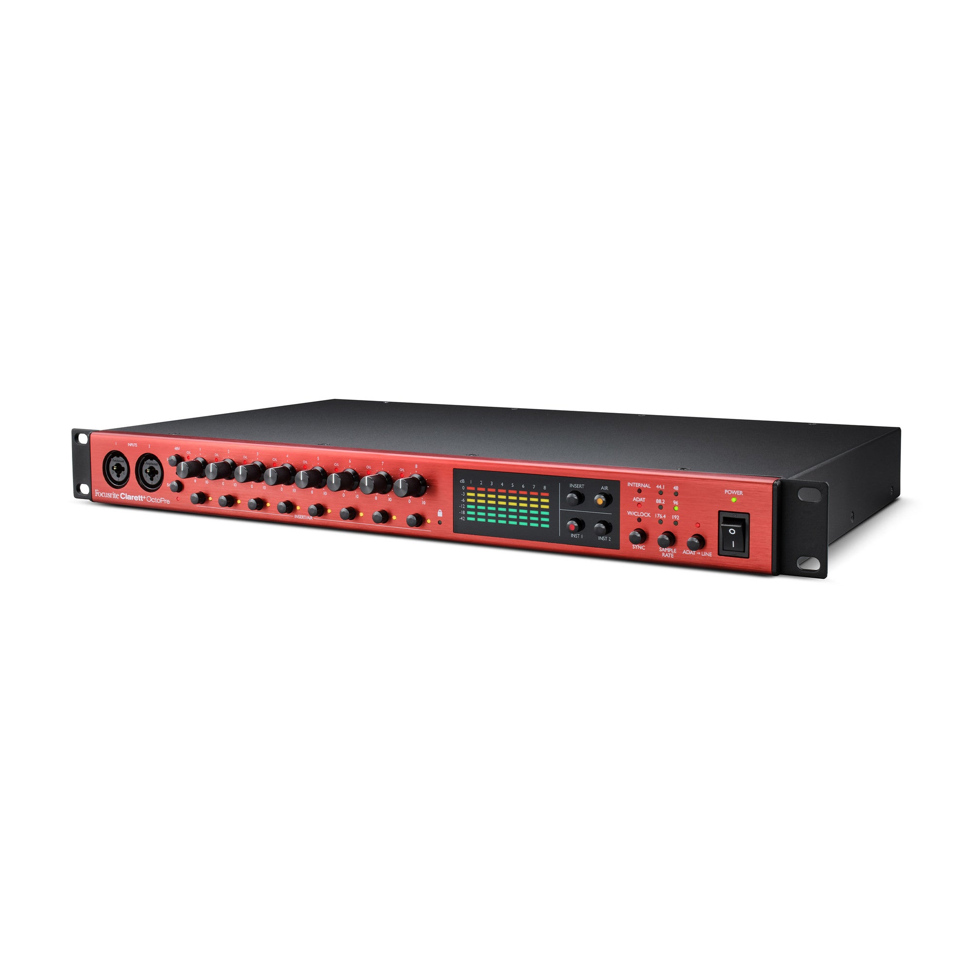 Focusrite Clarett+ OctoPre - 8-in/8-out ADAT Preamp, right