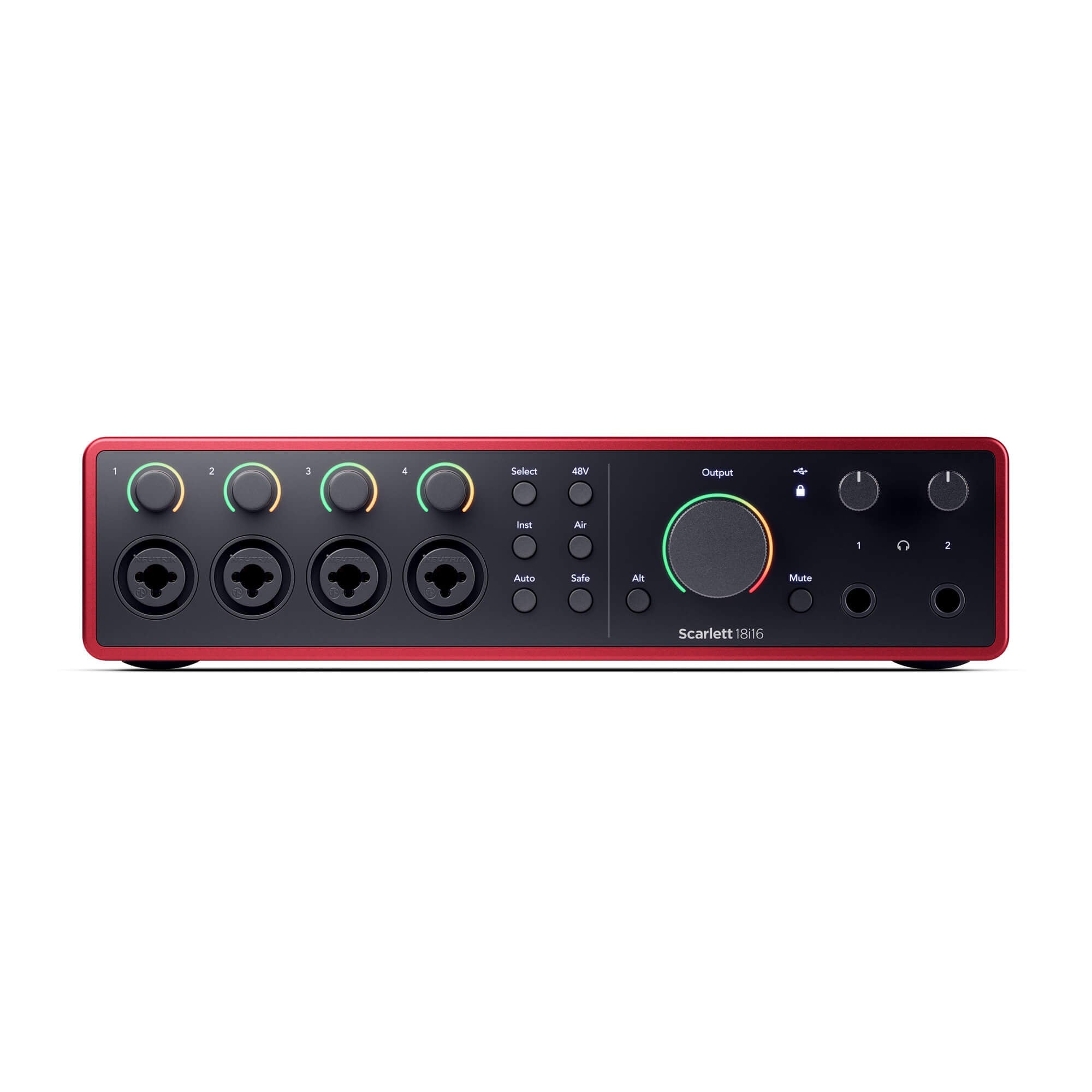 Focusrite Scarlett 18i16 (4th Gen) - 18-in/16-out USB-C Audio Interface, front