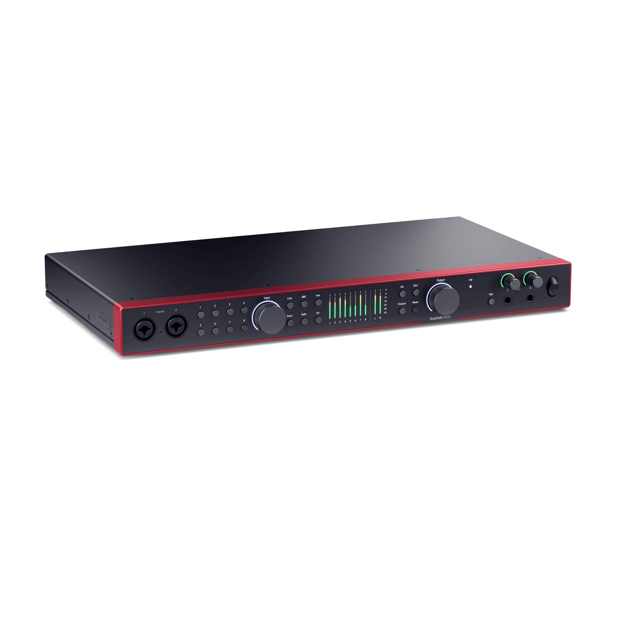 Focusrite Scarlett 18i20 (4th Gen) - 18-in/20-out USB-C Audio Interface, angle 1