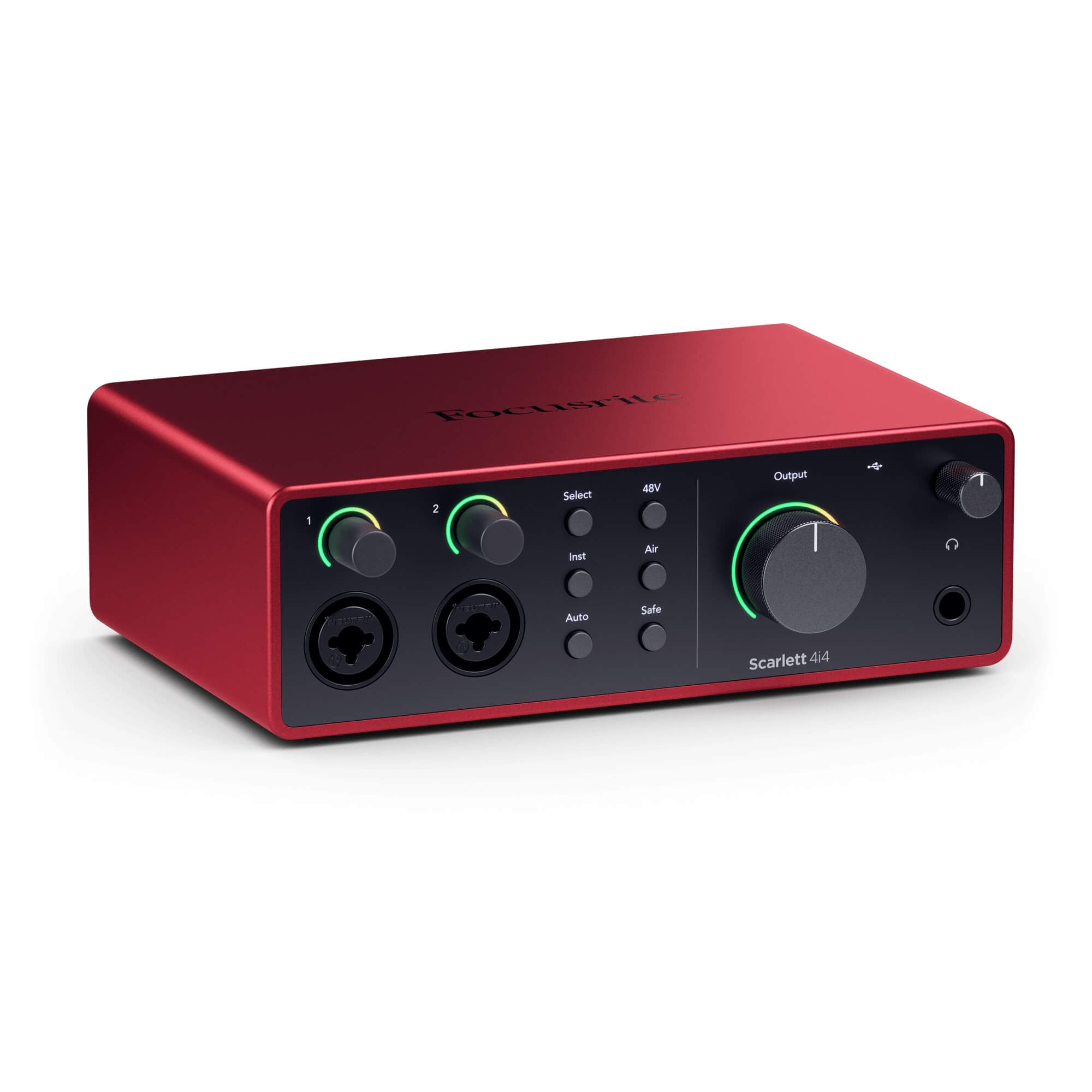 Focusrite Scarlett 4i4 - 4-in/4-out USB-C Audio Interface (4th Gen), left