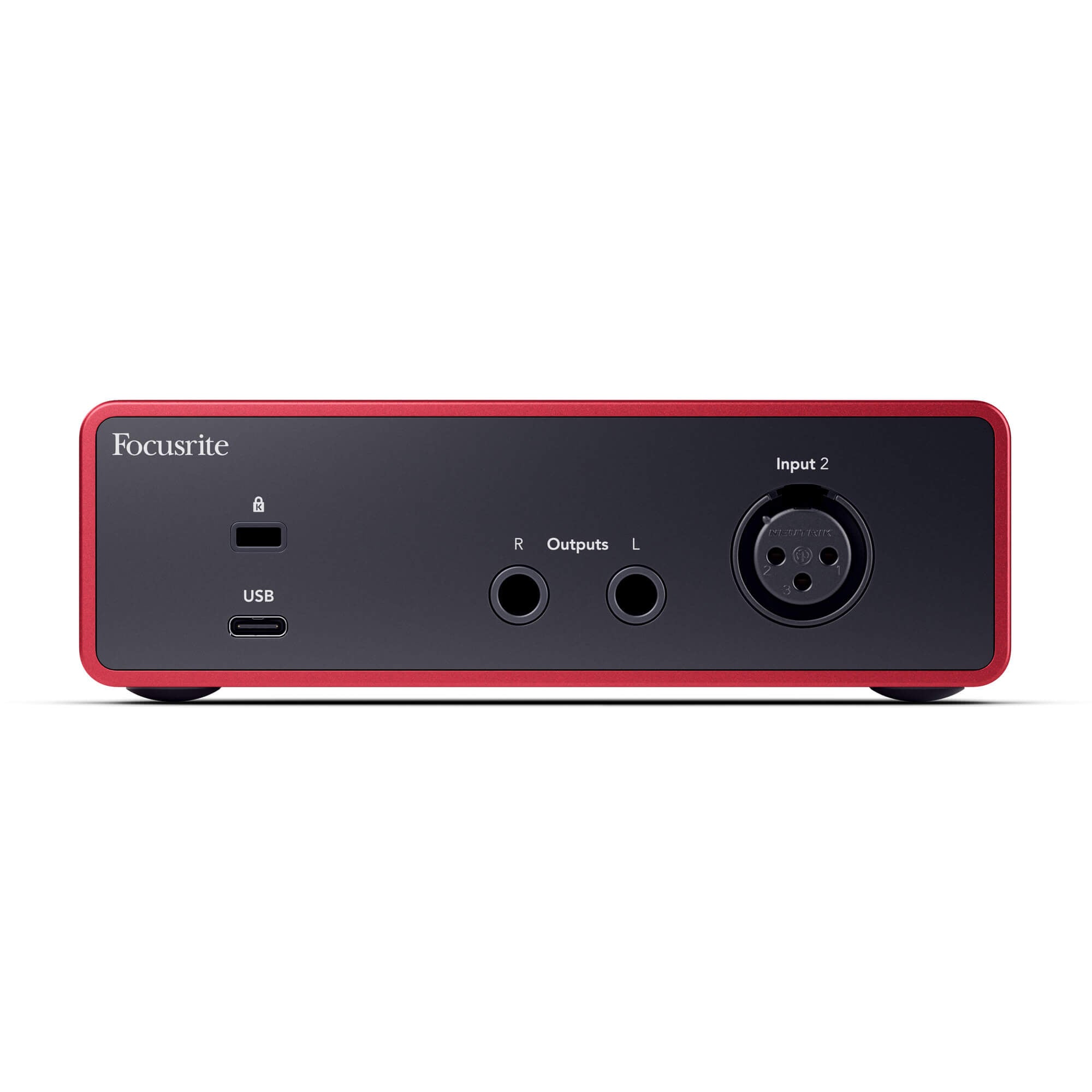 Focusrite Scarlett Solo (4th Gen), rear