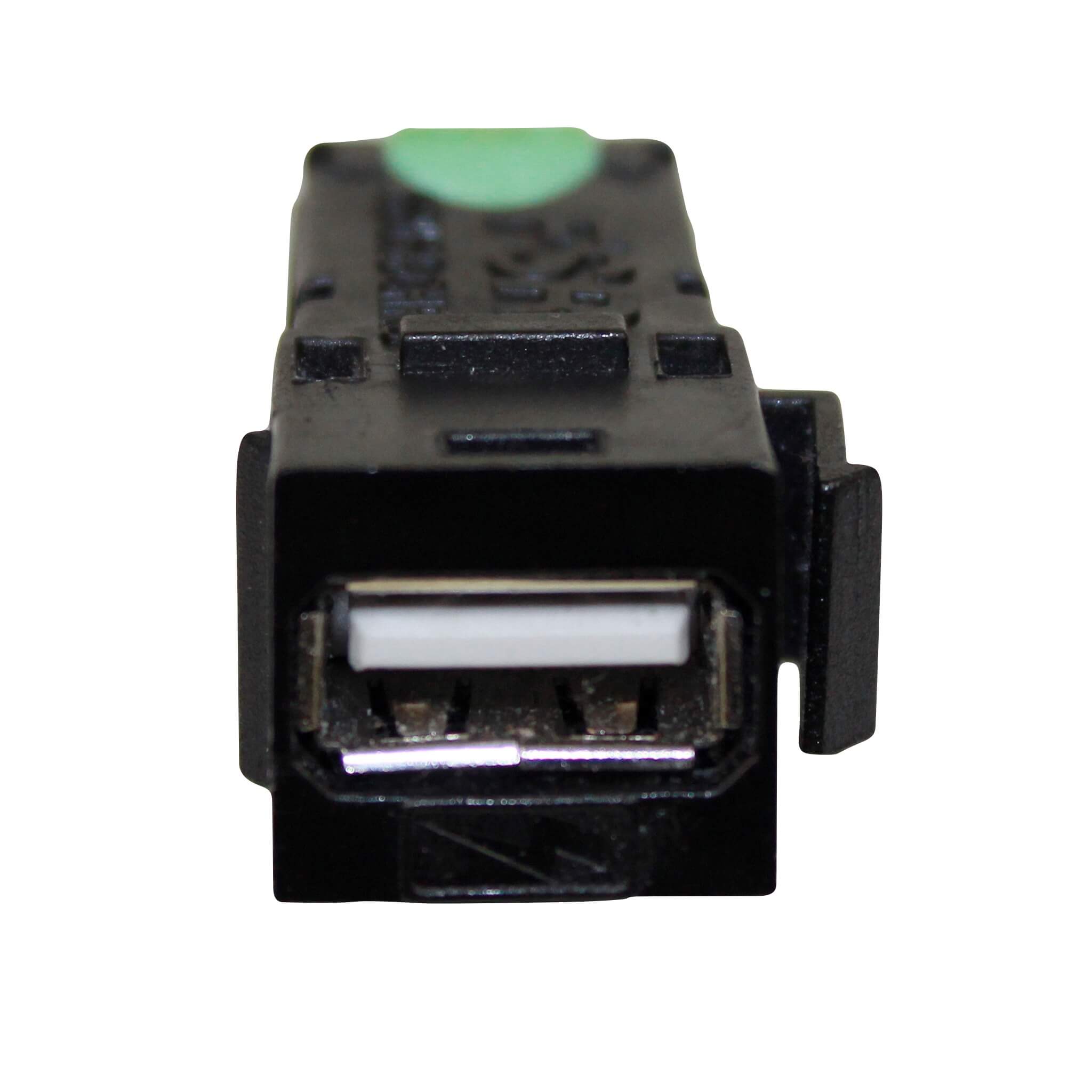 FSR SS-USB-CHRG - USB-A Charging Port Snap-in Module, front