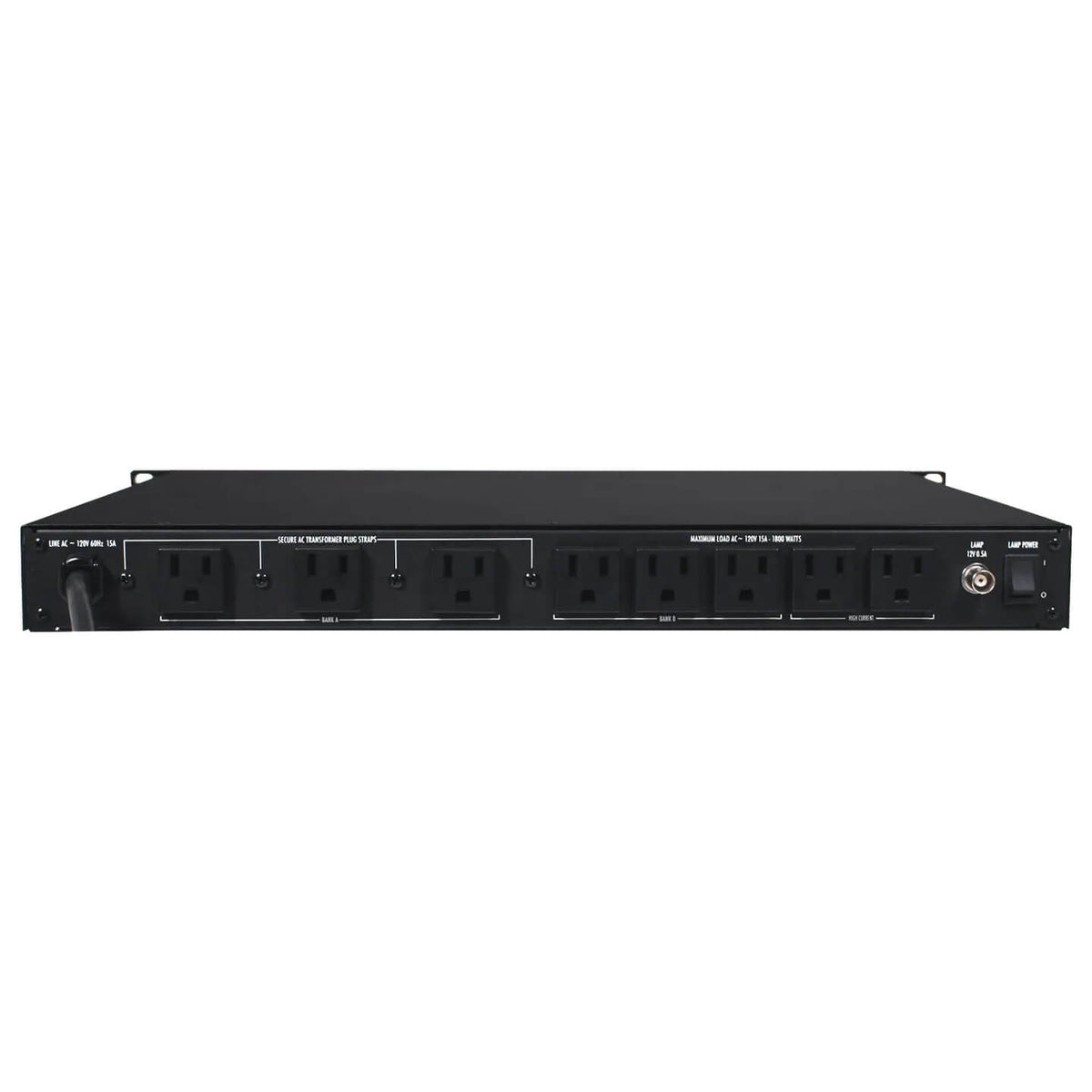 Furman P-1800 PF R - 15A power conditioner and surge suppressor with Power Factor Technology, rear