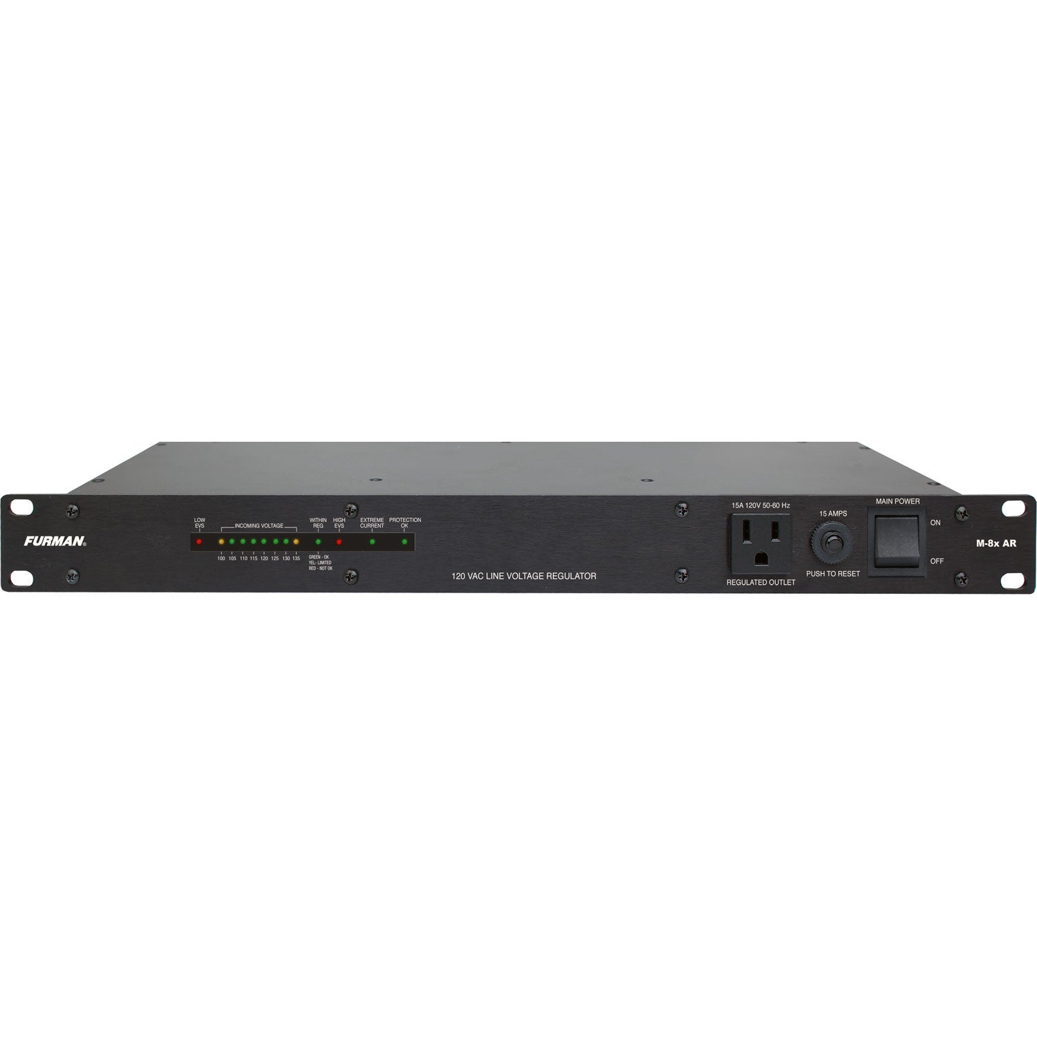 Furman M-8X AR - 15 Amp Voltage Regulator, front