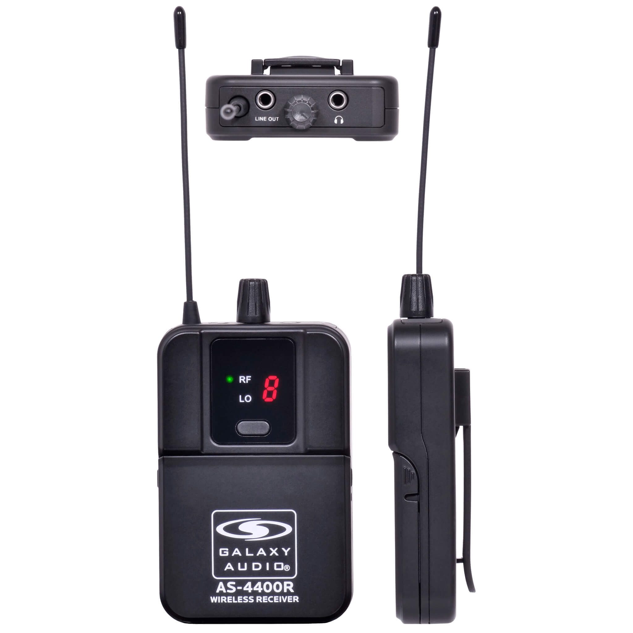 Galaxy Audio AS-4400R Wireless Receiver, multi-view