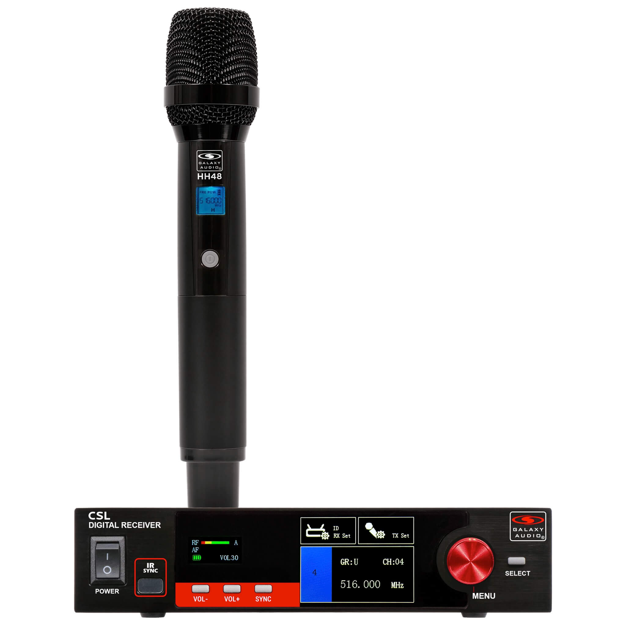 Galaxy Audio CSL-H Single‑Channel Digital Wireless Handheld Microphone System