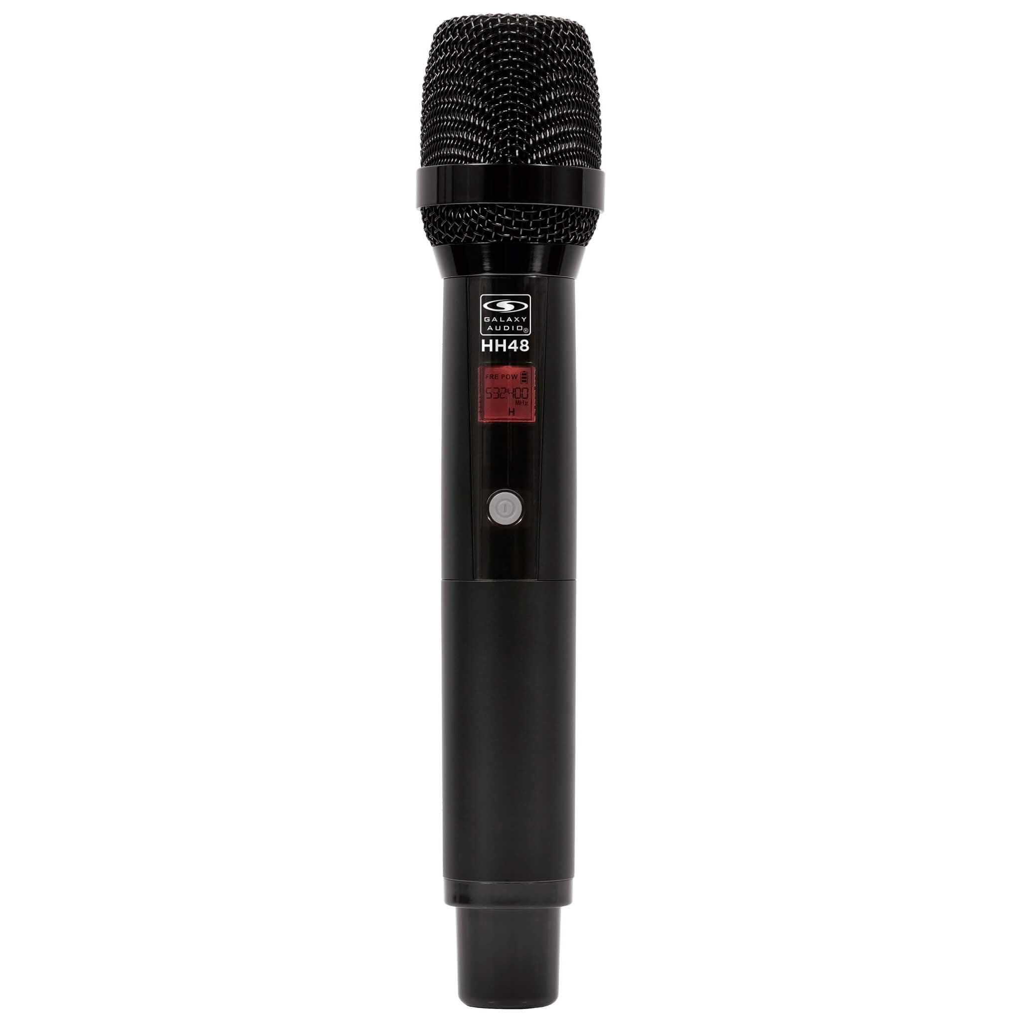 Galaxy Audio HH48 - Dynamic Handheld Transmitter for CSL Wireless Systems, red LCD