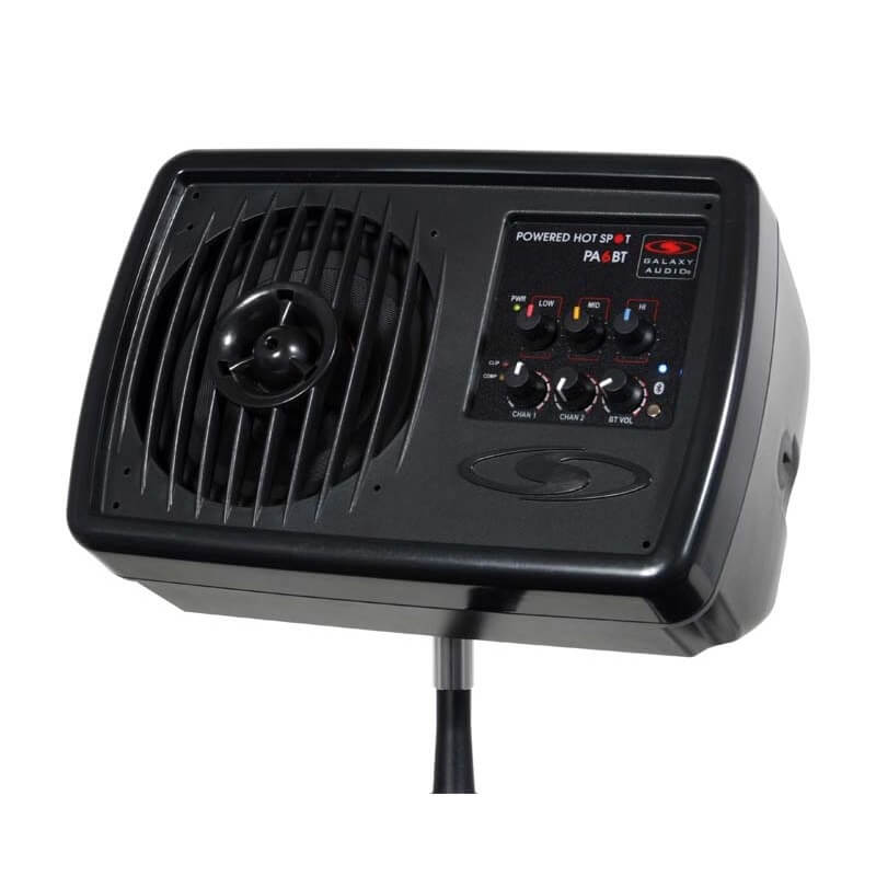 Galaxy Audio PA6BT - Powered Hot Spot Personal Monitor with Bluetooth, mic stand mount