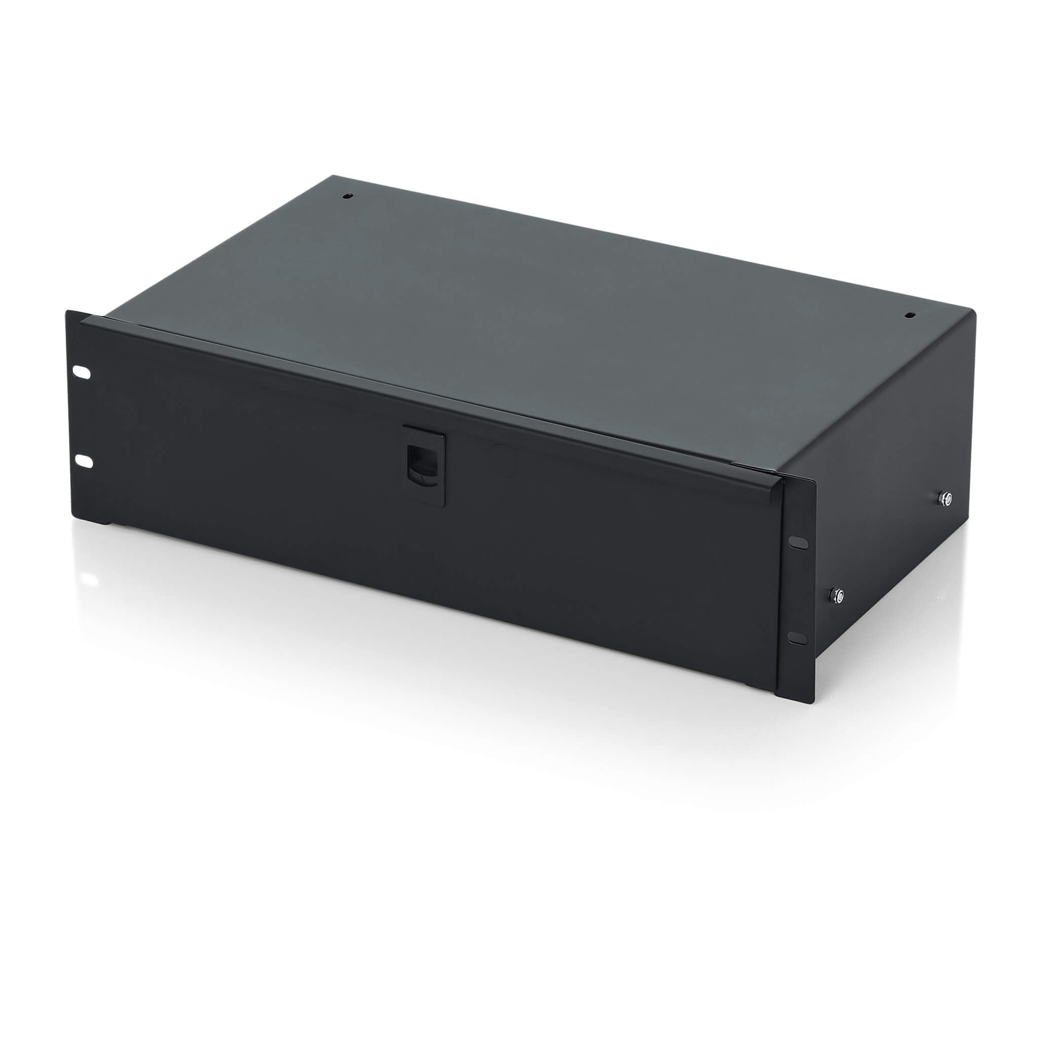 Gator GRW-DRWSH3 - Shallow 3U Rack Drawer, angle closed