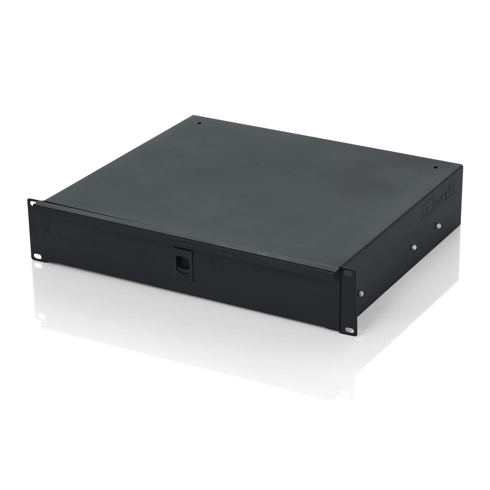 Gator GRW-DRWWRLSS - Wireless Microphone Rack Drawer, angle closed