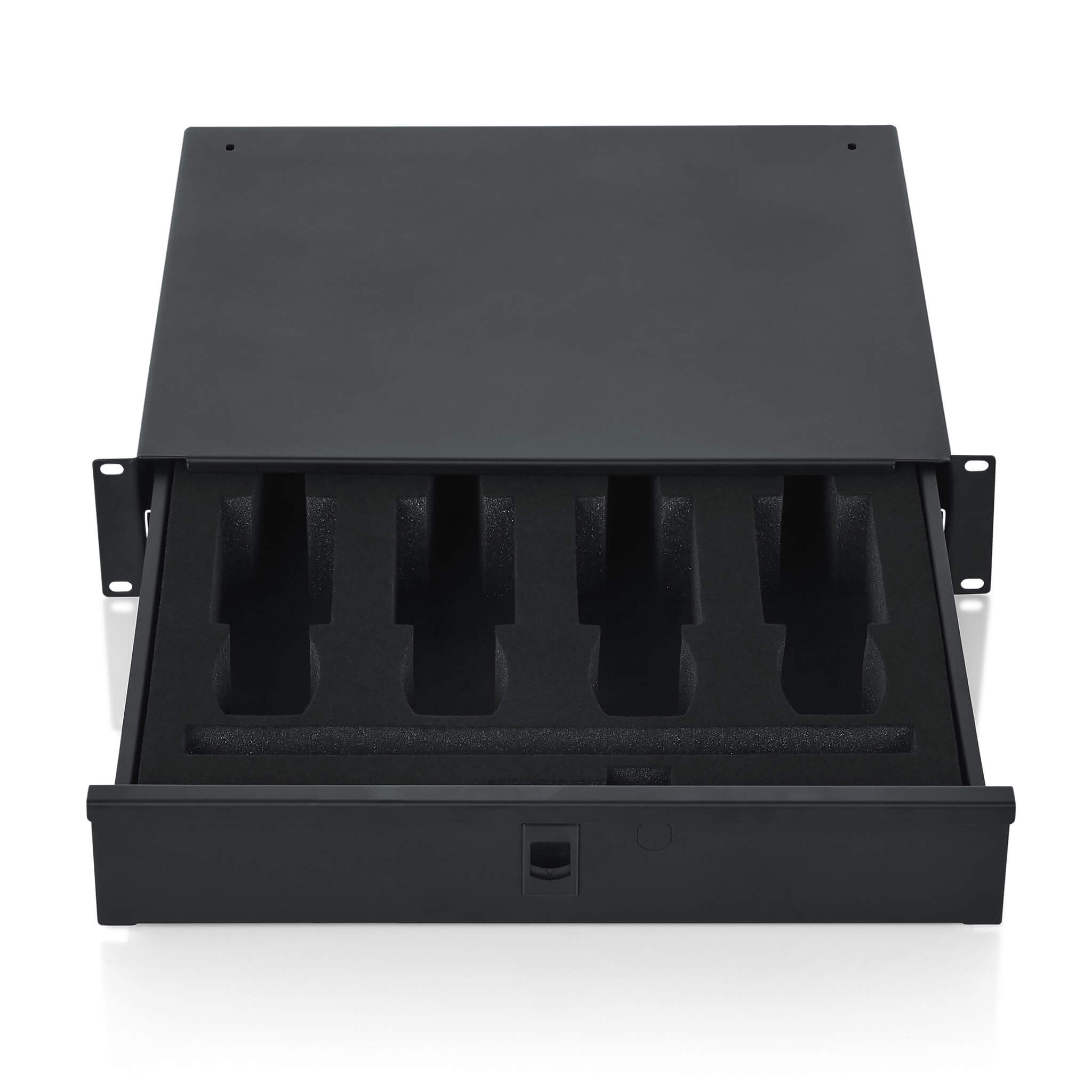 Gator GRW-DRWWRLSS - Wireless Microphone Rack Drawer, front