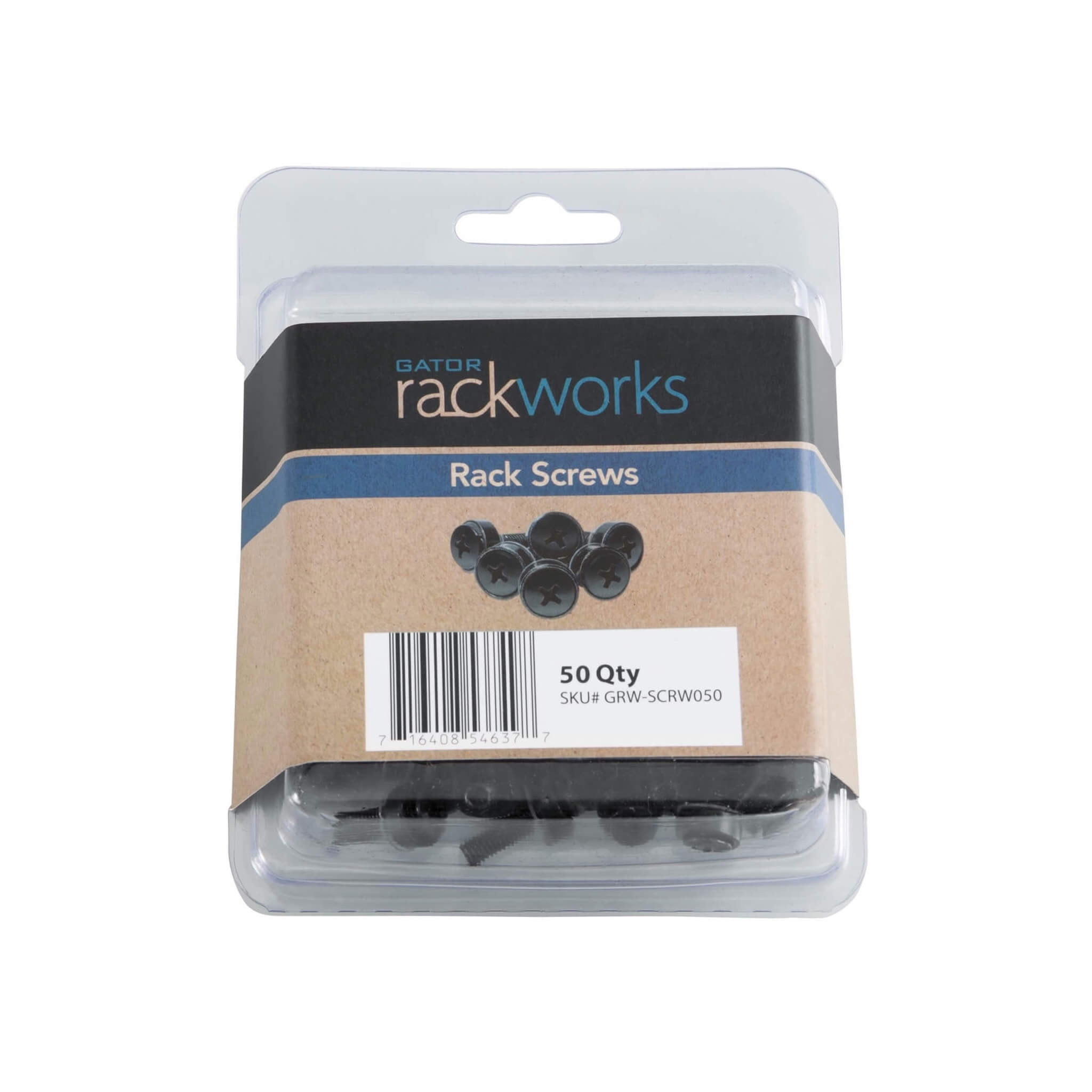 Gator GRW-SCRW050 - 10/32 x 3/4" Rack Screws, 50 Pack front