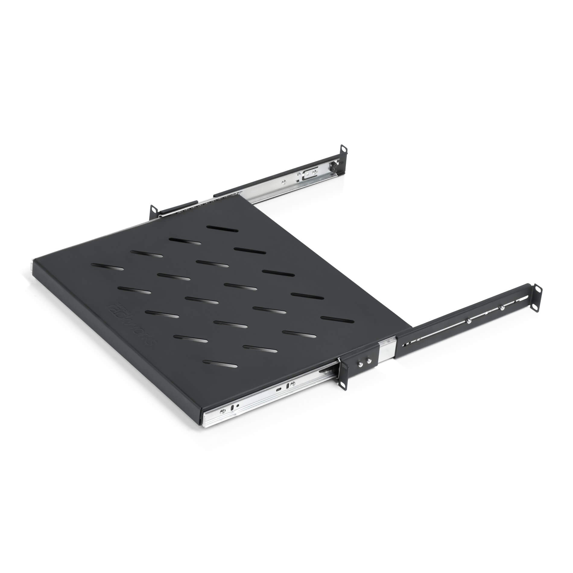 Gator GRW-SHELF1SLD - 1U Sliding Vented Rack Shelf, left extended