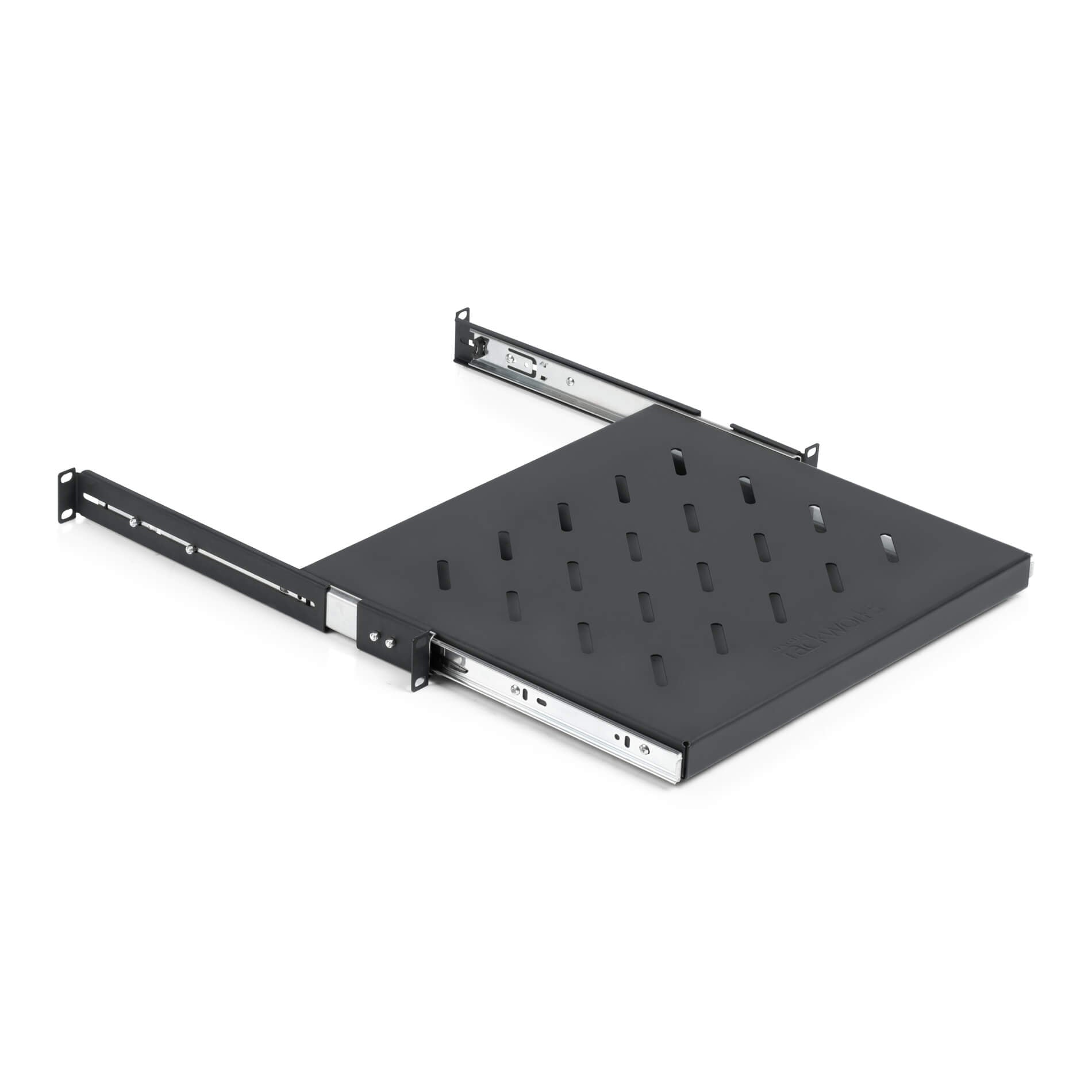 Gator GRW-SHELF1SLD - 1U Sliding Vented Rack Shelf, right extended