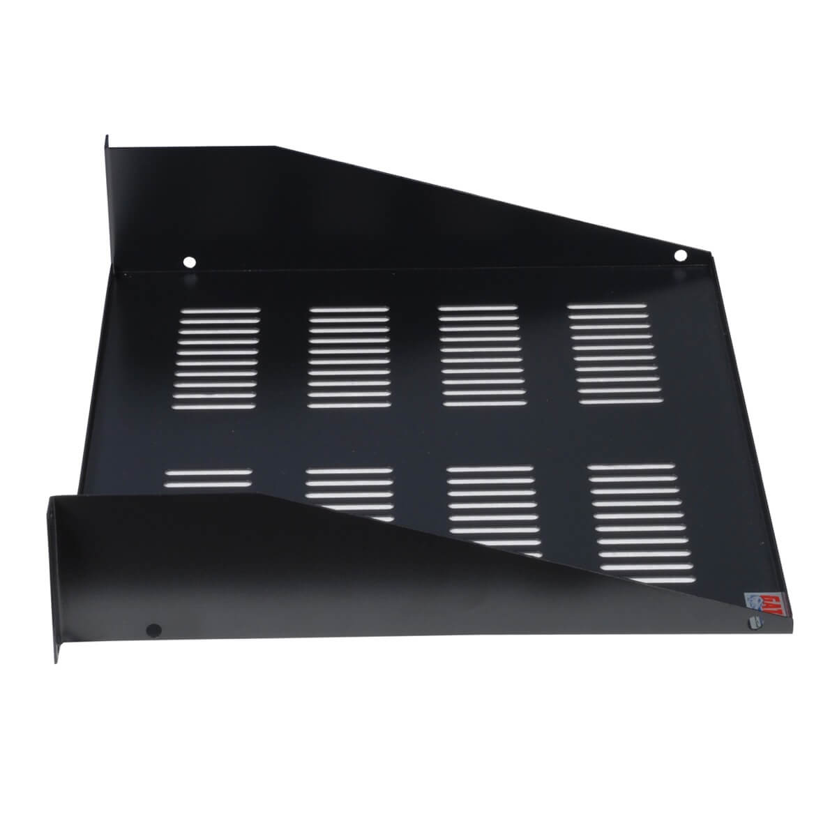 Gator GRW-SHELFVNT2 - 2U Vented Utility Rack Shelf, side