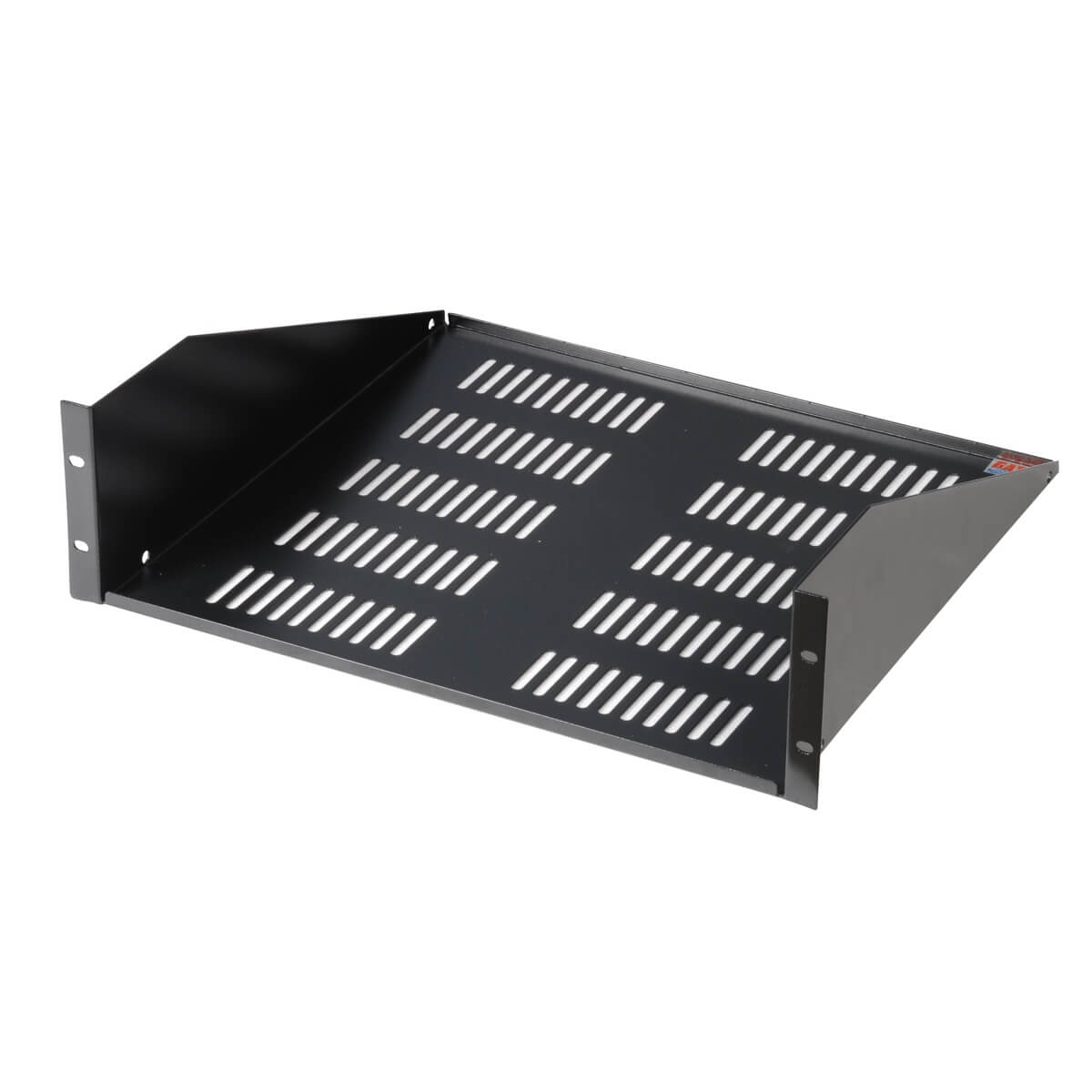 Gator GRW-SHELFVNT3 - 3U Vented Utility Rack Shelf, left