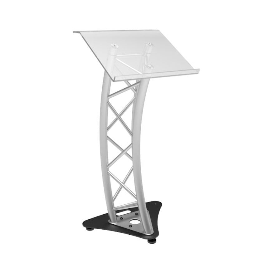 Global Truss GT-Lectern PRO - Curved Aluminum Truss Podium