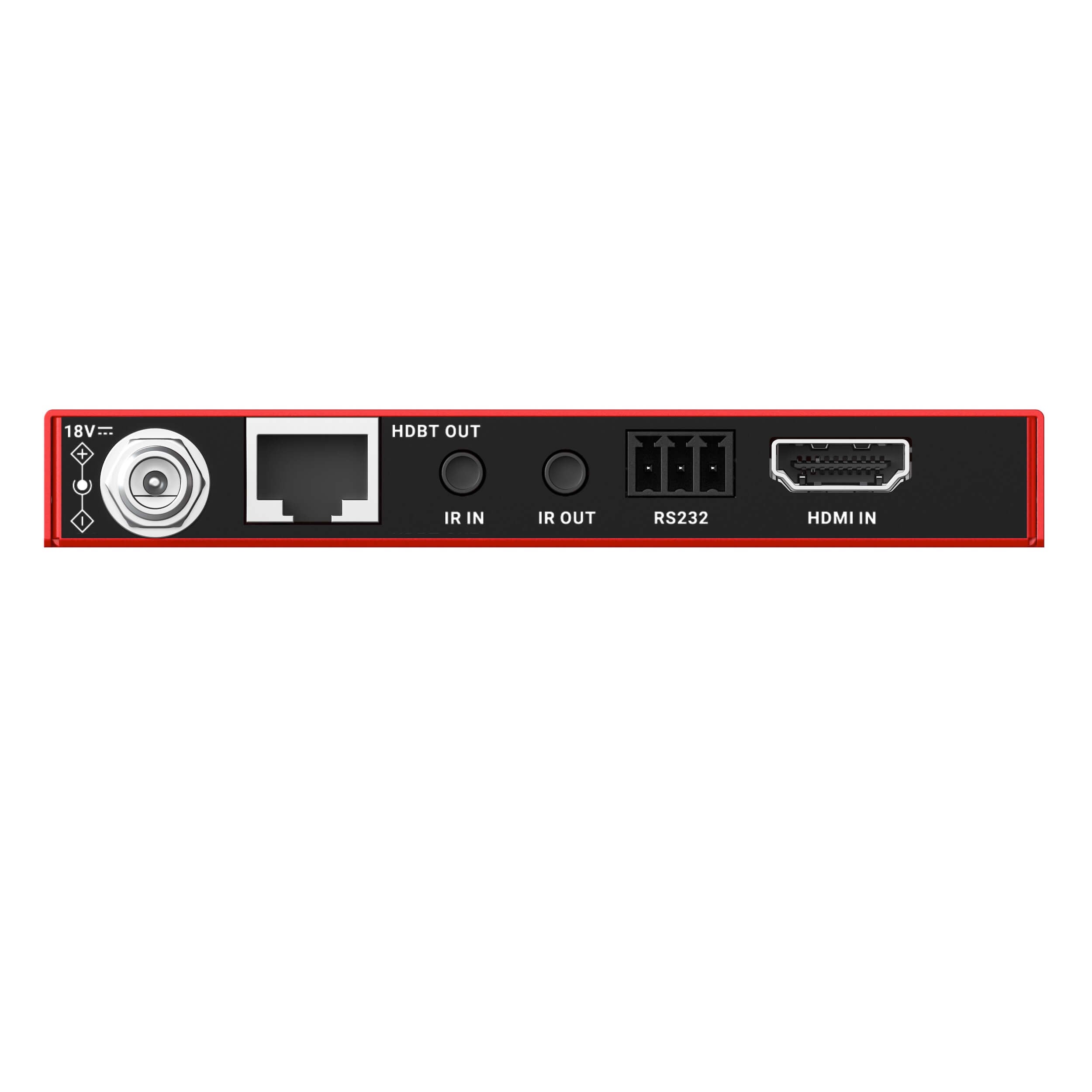 Hall Technologies HT-AIM-70-TX - 4K HDBaseT Extender Transmitter, rear