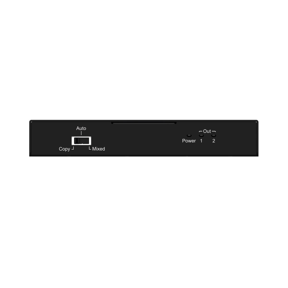 Hall Technologies HT-FLARE-2 - 4K60 1x2 HDMI Distribution Amplifier, front