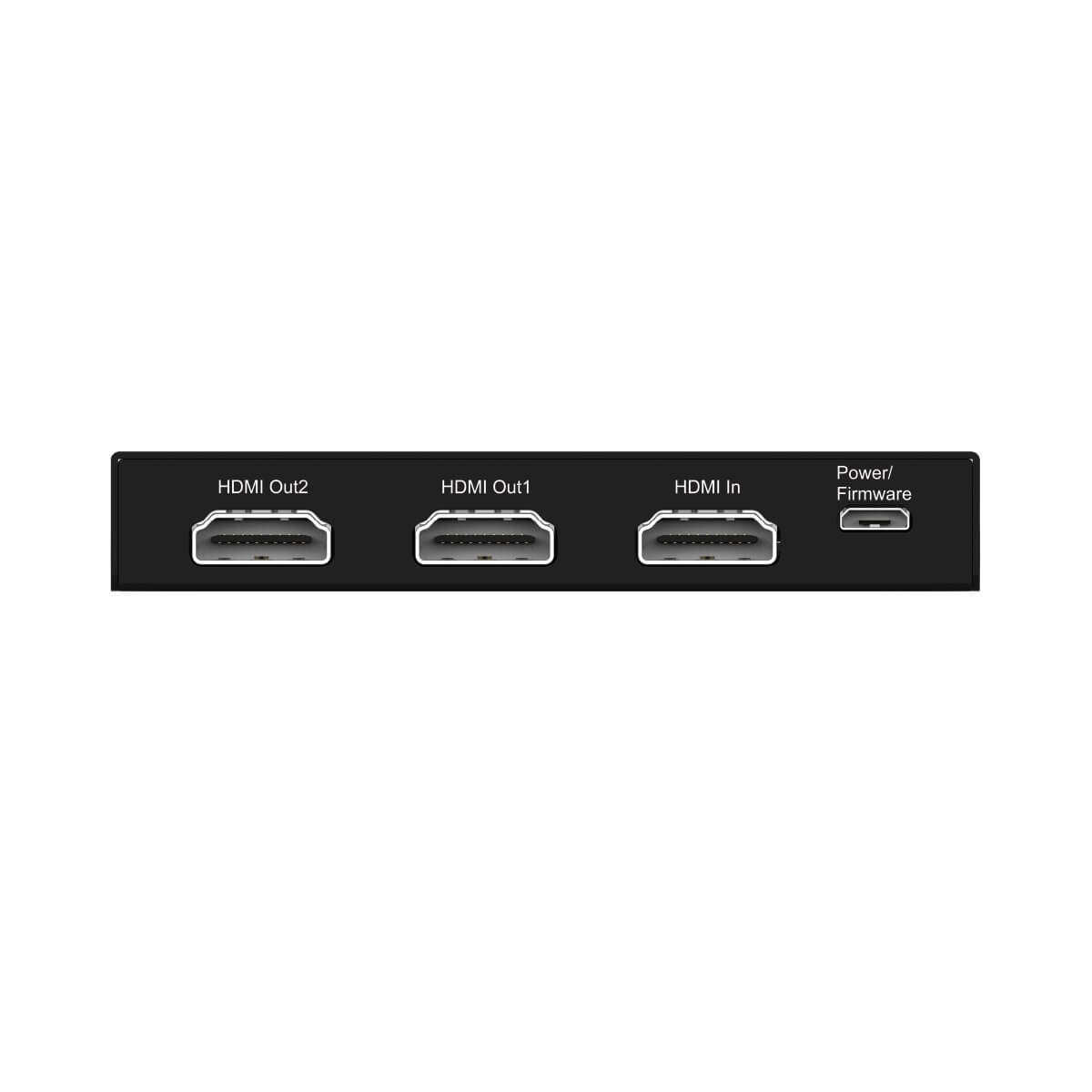 Hall Technologies HT-FLARE-2 - 4K60 1x2 HDMI Distribution Amplifier, rear