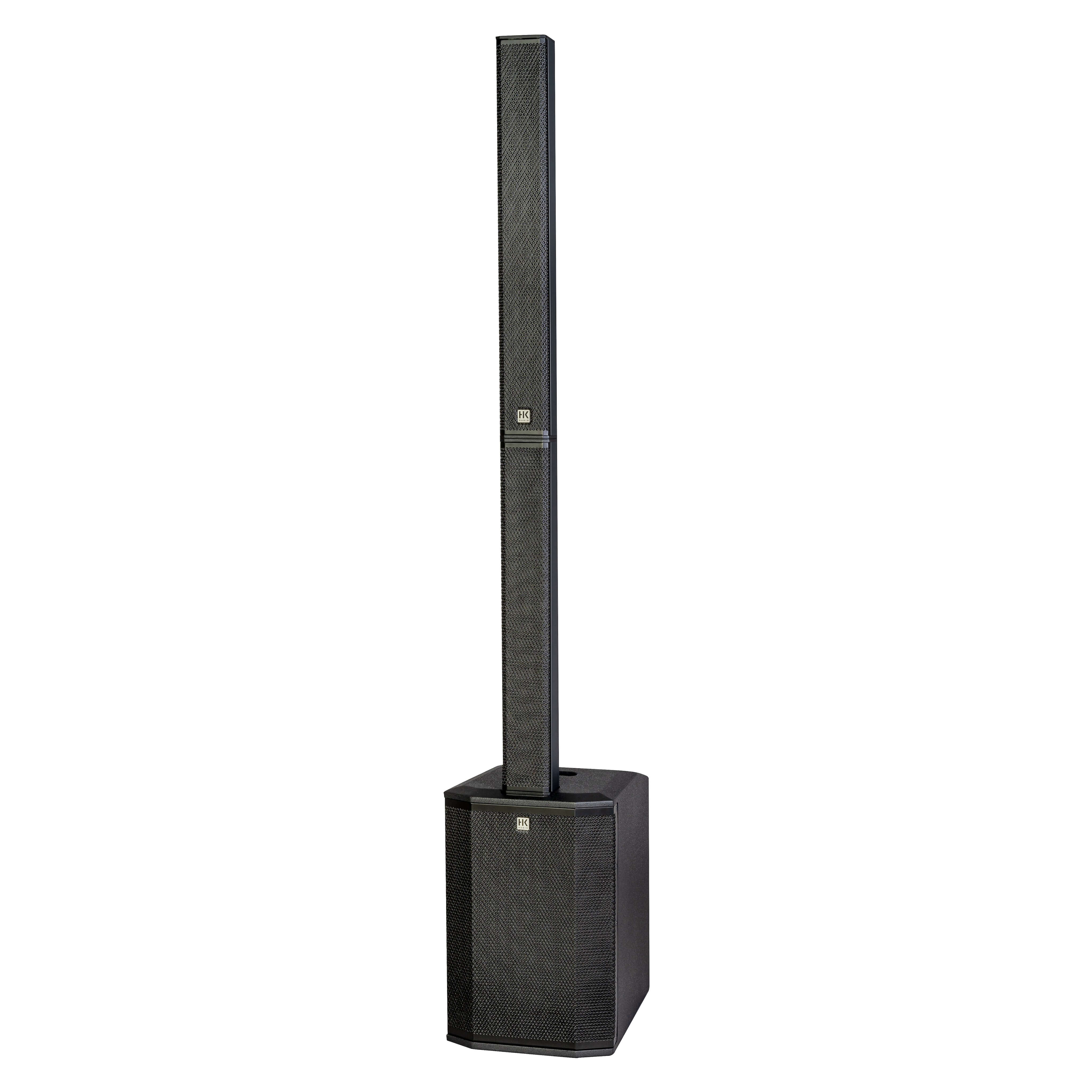 HK Audio POLAR 10 MK2 - 10" 2000W Powered Column PA System, black angle