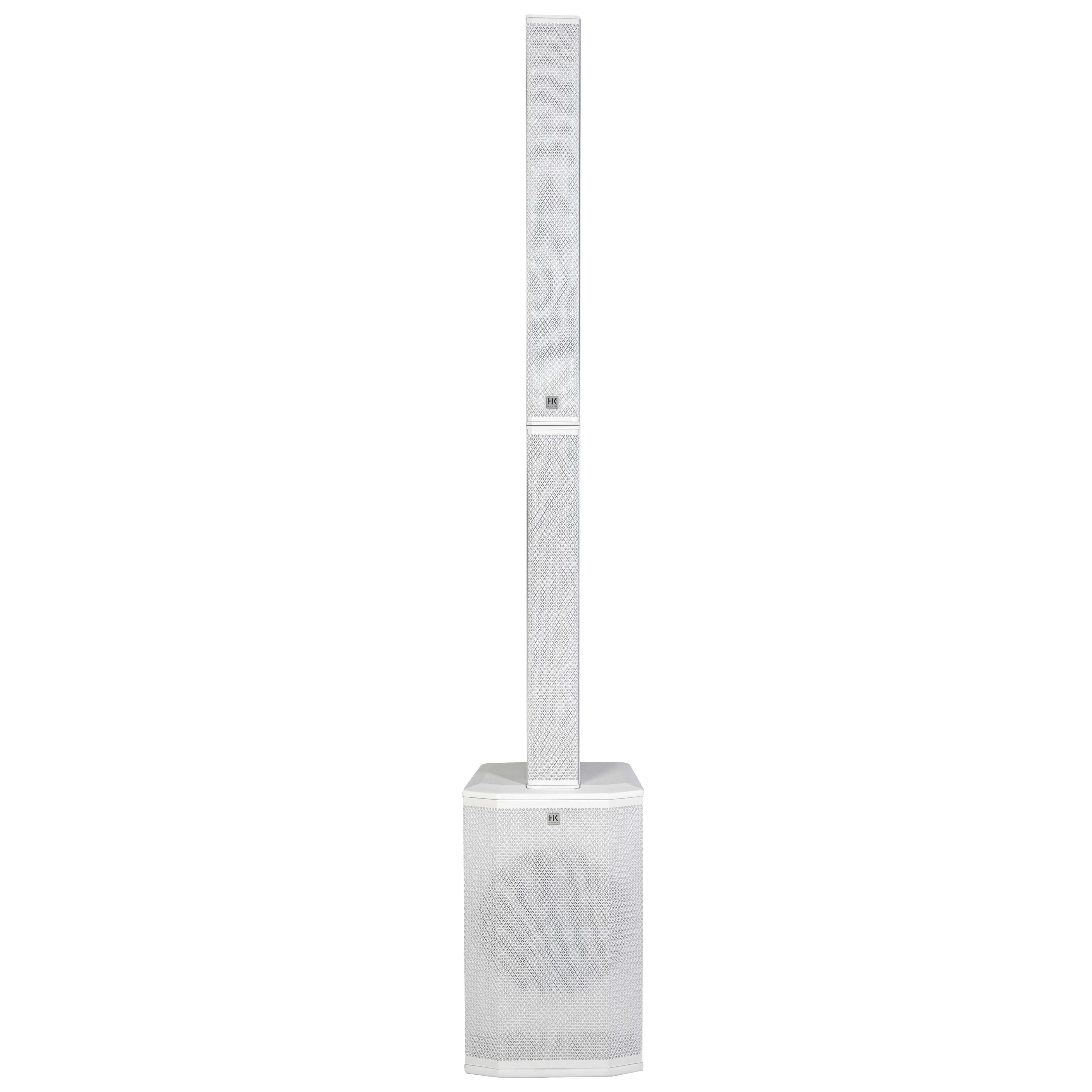 HK Audio POLAR 12 MK2 - 12" 2000W Powered Column PA System, white front