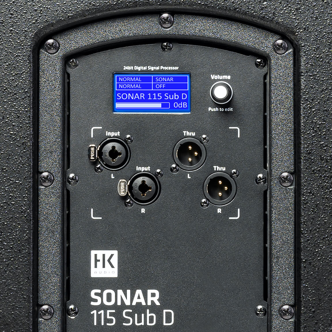 HK Audio SONAR 115 Sub D - 15" 1500 Watt Powered Subwoofer, top