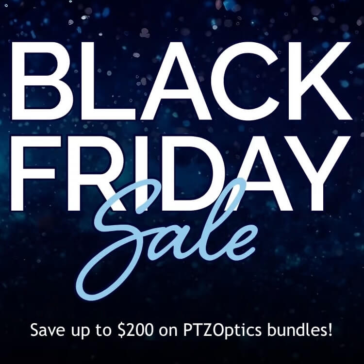 Holiday Savings 2025 PTZOptics, mobile banner