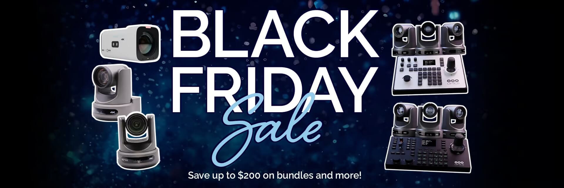 Holiday Savings 2025 PTZOptics, desktop banner