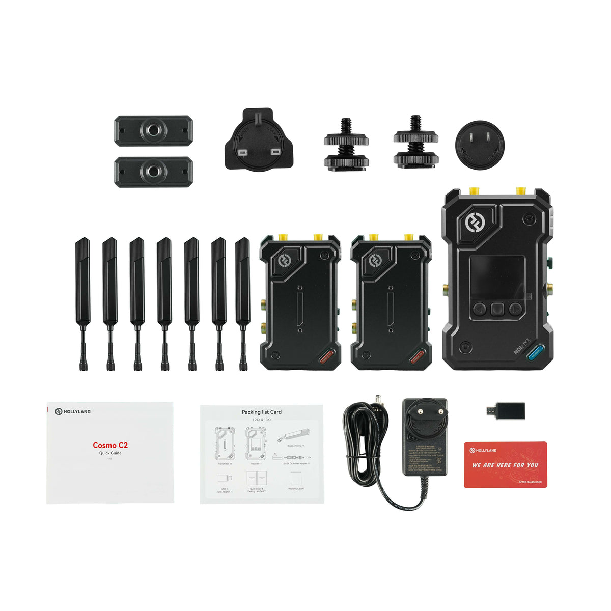Hollyland Cosmo C2-2TX-1RX - Wireless Video Transmission Kit, included