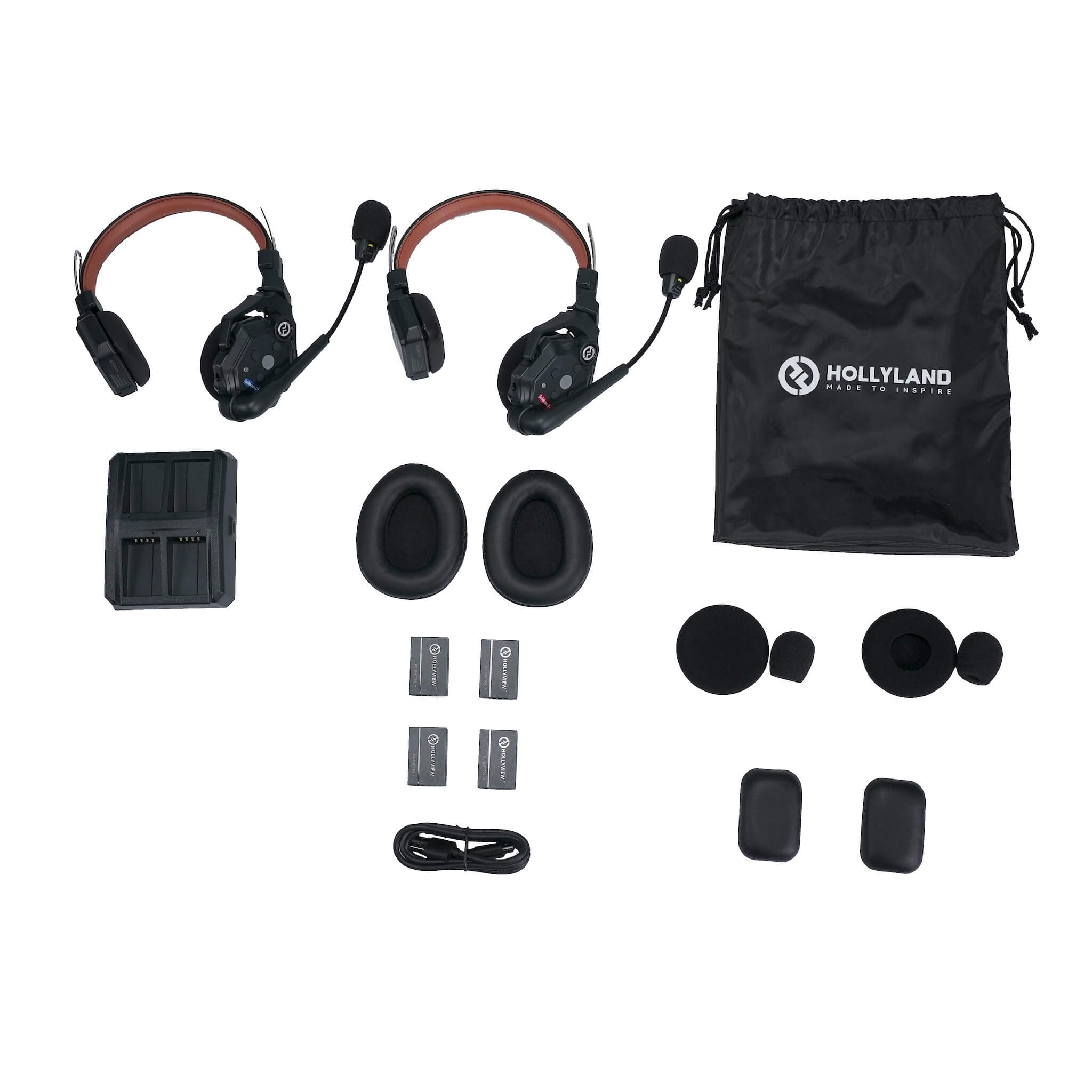 Hollyland Solidcom C1 Pro-2S - Full-Duplex Wireless Intercom System, included