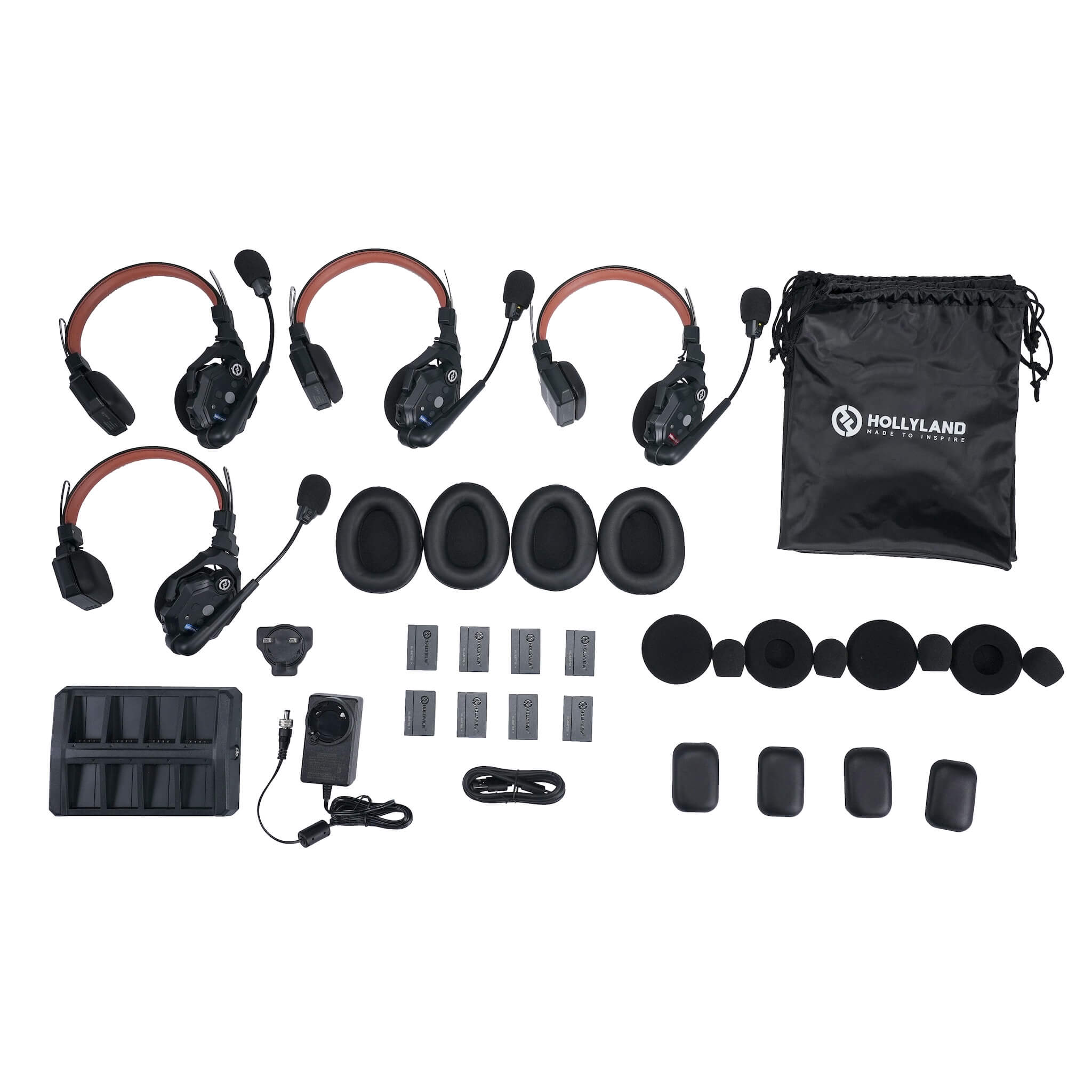 Hollyland Solidcom C1 Pro-4S - Full-Duplex Wireless Intercom System, included