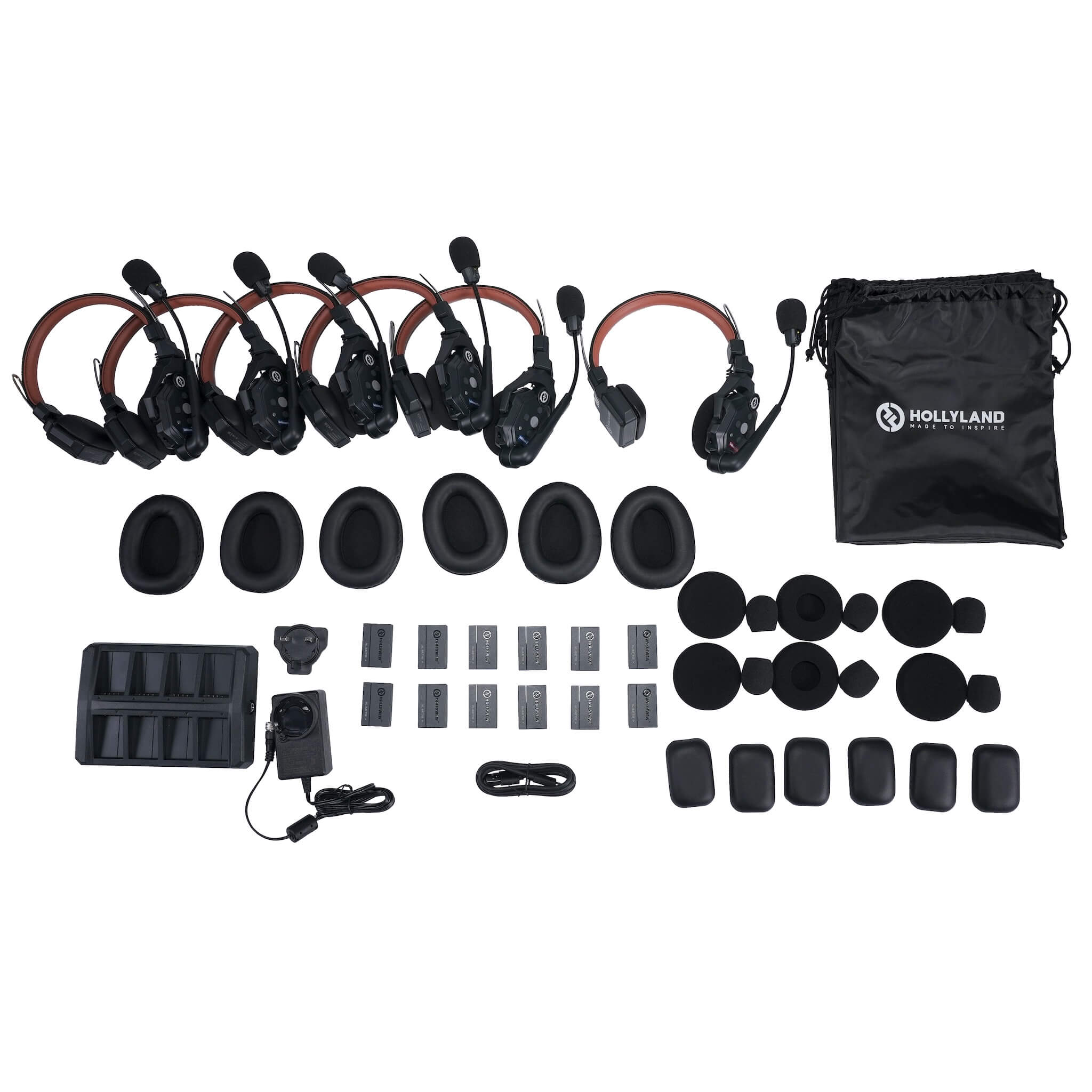 Hollyland Solidcom C1 Pro-6S - Full-Duplex Wireless Intercom System, included