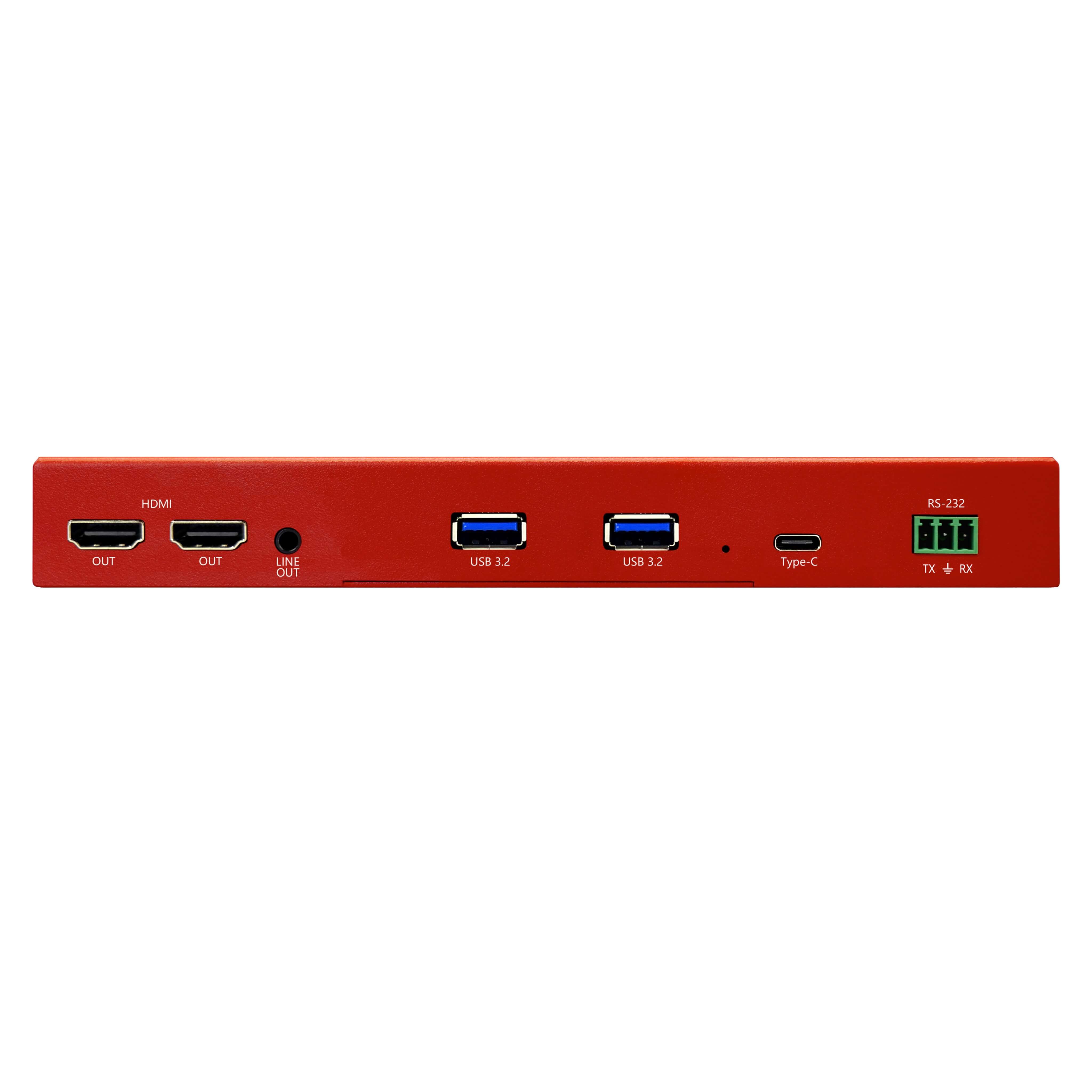 Hall Technologies HT-DSCV3-RX-V2 - HDBaseT USB3 Extender RX with Video, front