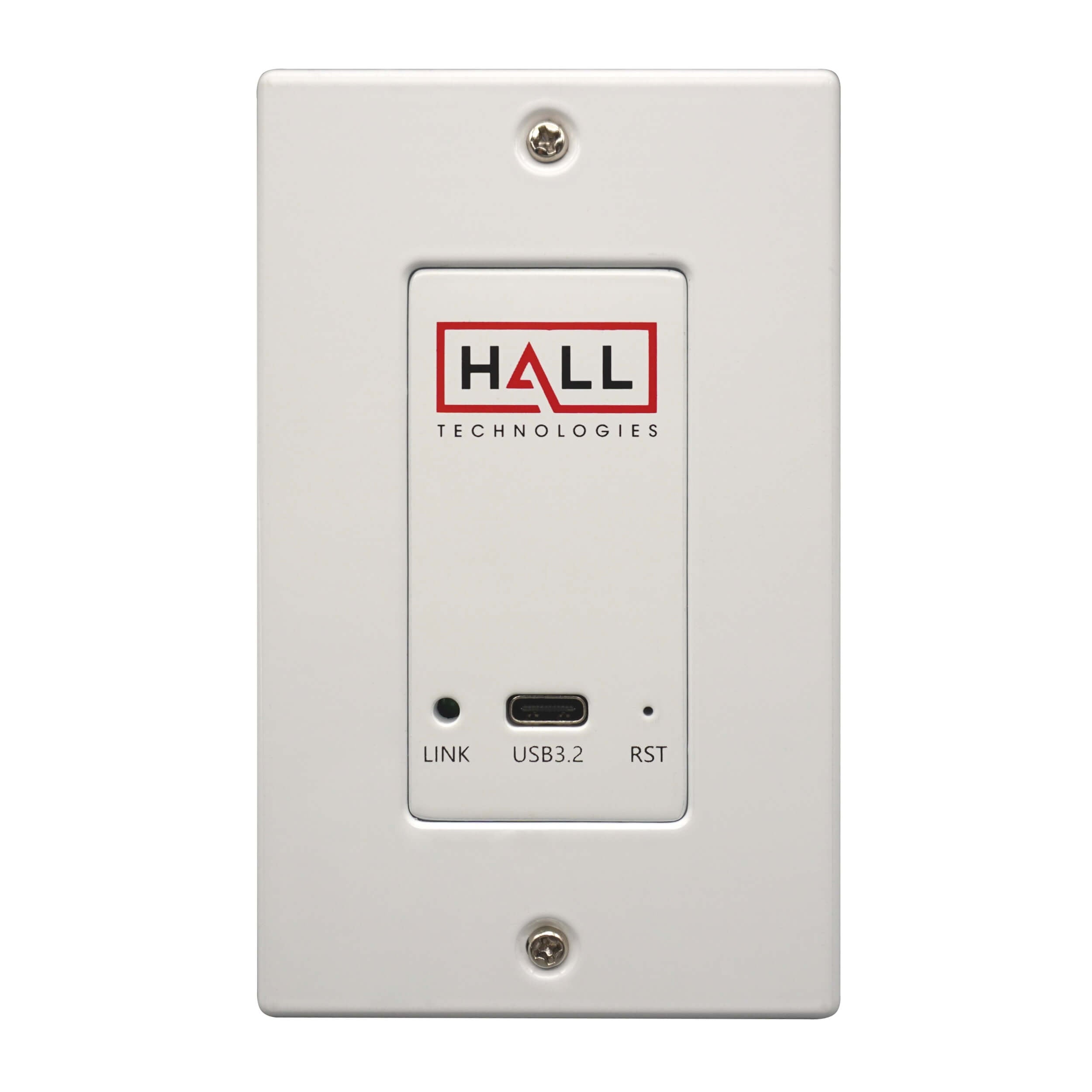Hall Technologies HT-DSCV3-WP - HDBaseT USB3 Wall Plate, front