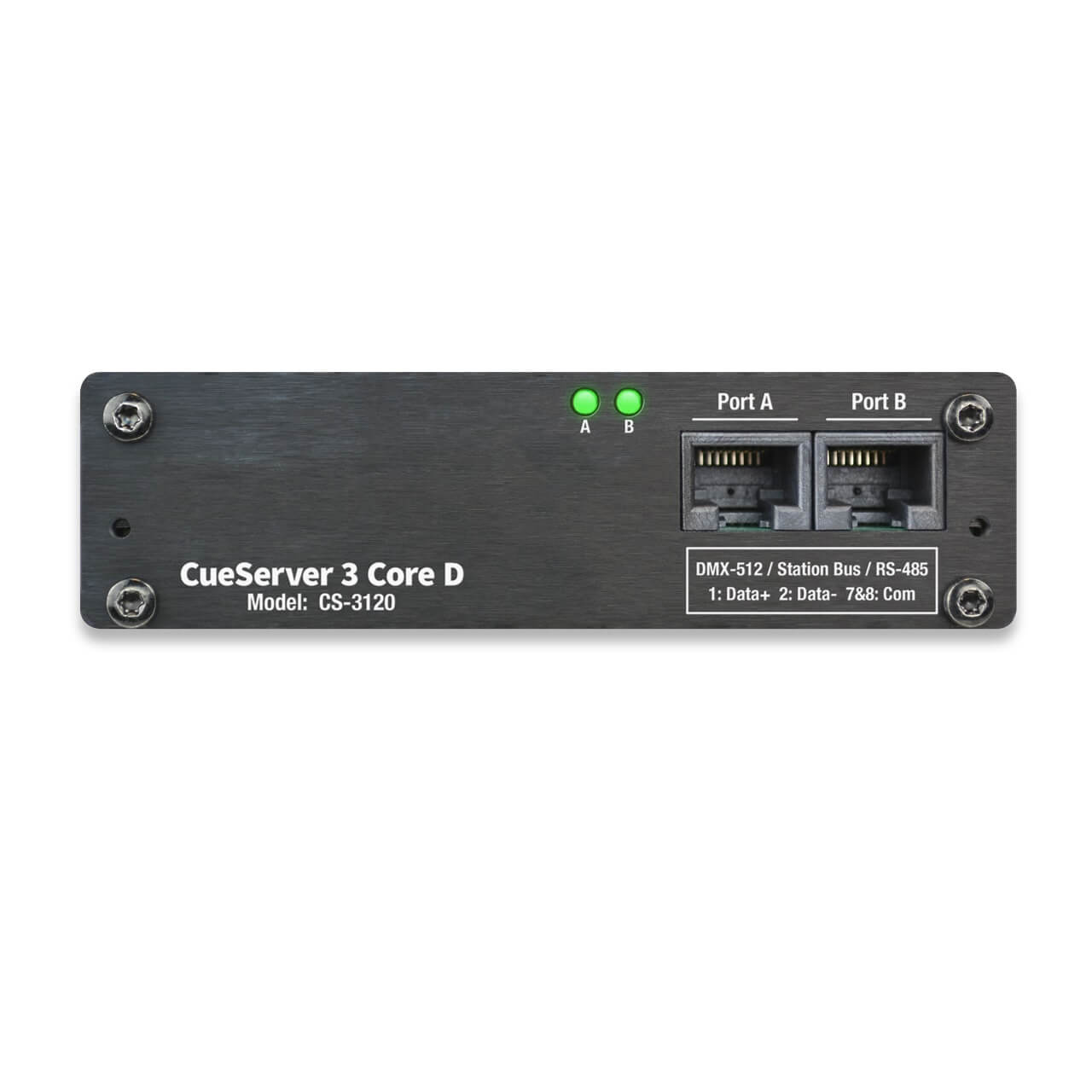 Interactive Technologies CueServer 3 Core D - DMX Lighting Processor, front