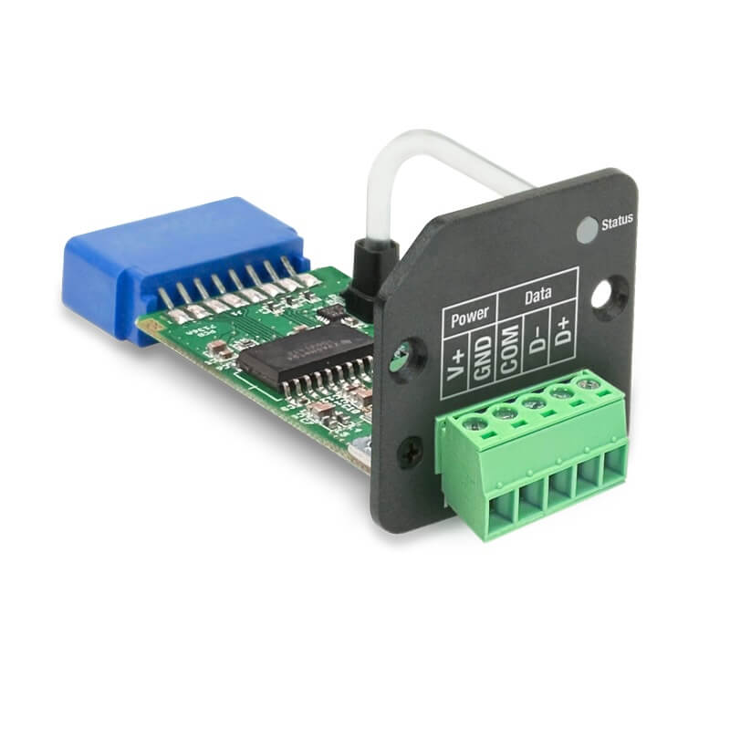 Interactive Technologies SM-SBUS-5W - 5-Wire Station Bus Smart Module, angle