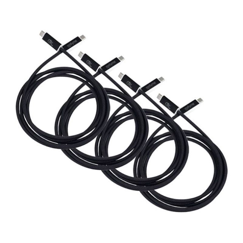 Iodyne 300401-4020 - 2m Braided USB4/Thunderbolt Cable (40Gb/s 4-pack)