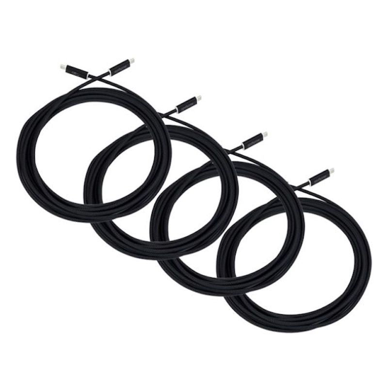 Iodyne 300401-4050 - 5m Braided USB4/Thunderbolt Cable (40Gb/s 4-pack)