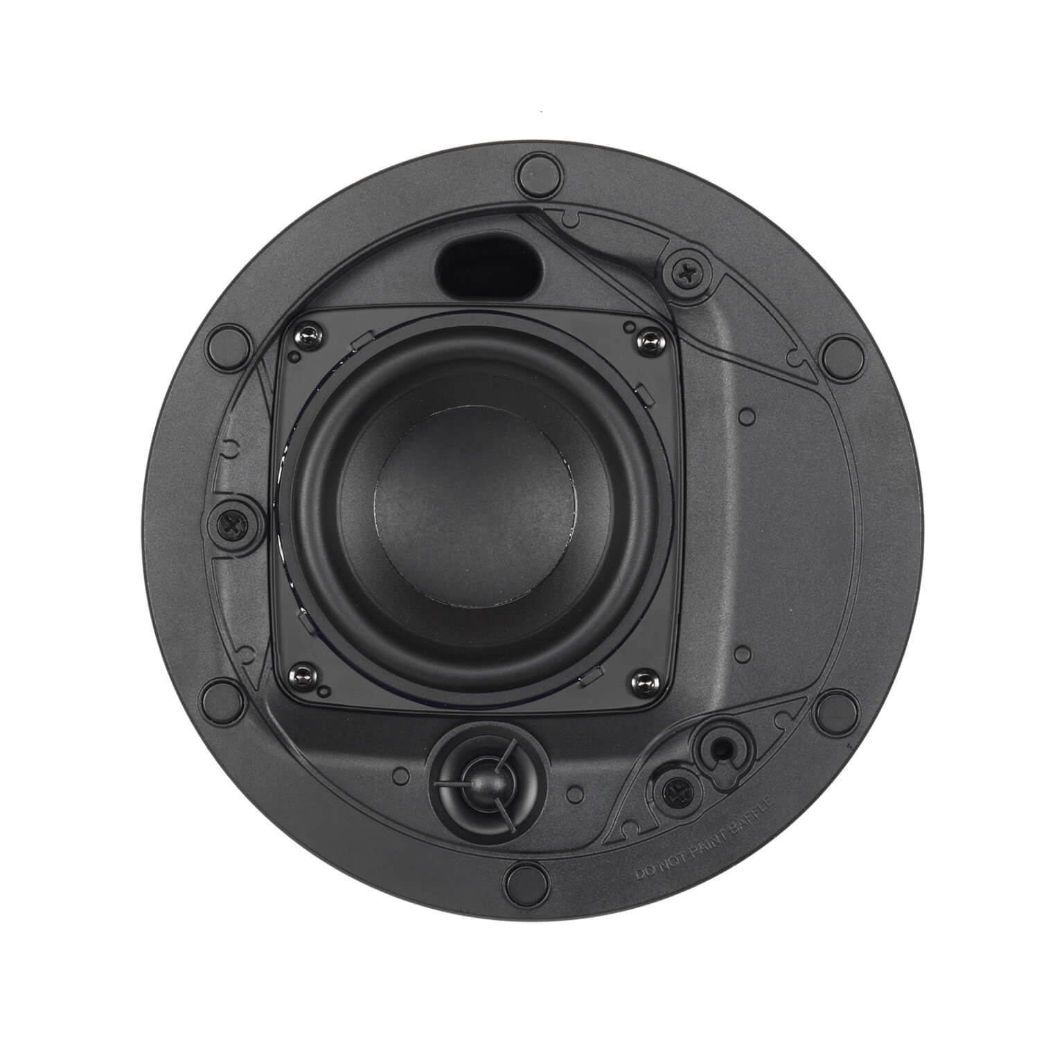 JBL Control 414CT Micro Plus - 4" 2-Way HO Low-Profile Ceiling Speaker, bottom