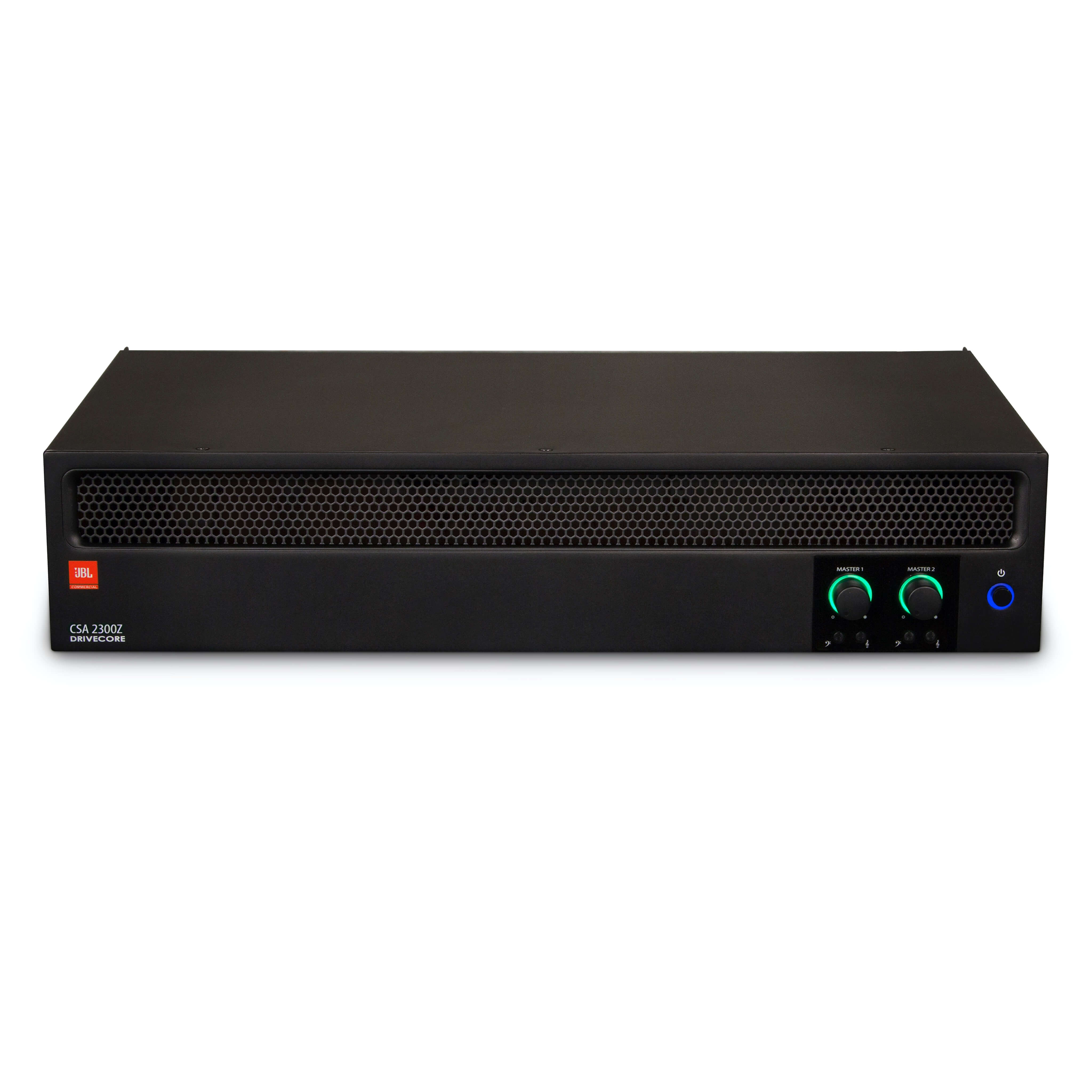 JBL CSA 2300Z - 2 x 300W DriveCore Commercial Series Amplifier, front