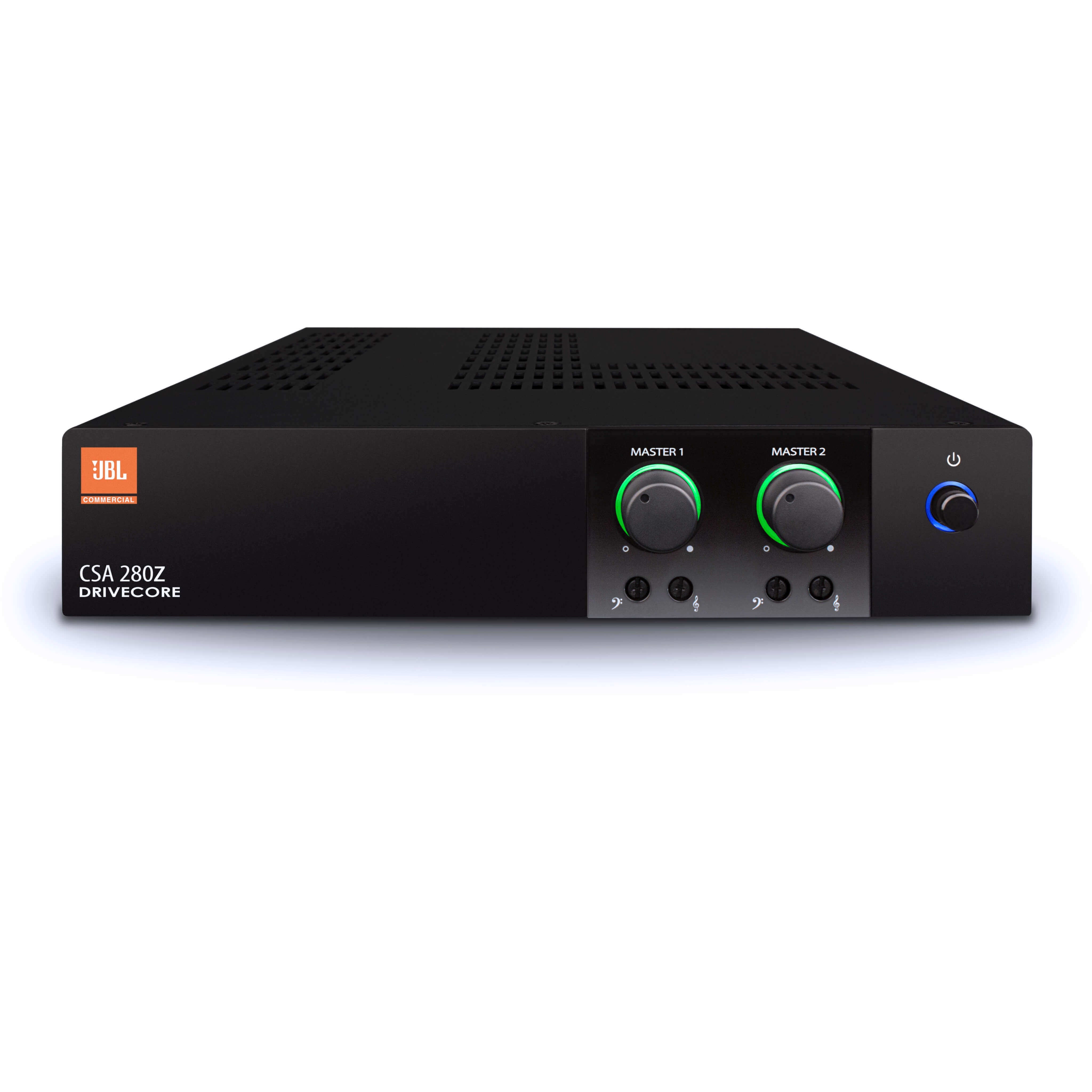 JBL CSA 280Z - 2 x 80W DriveCore Commercial Series Amplifier, front