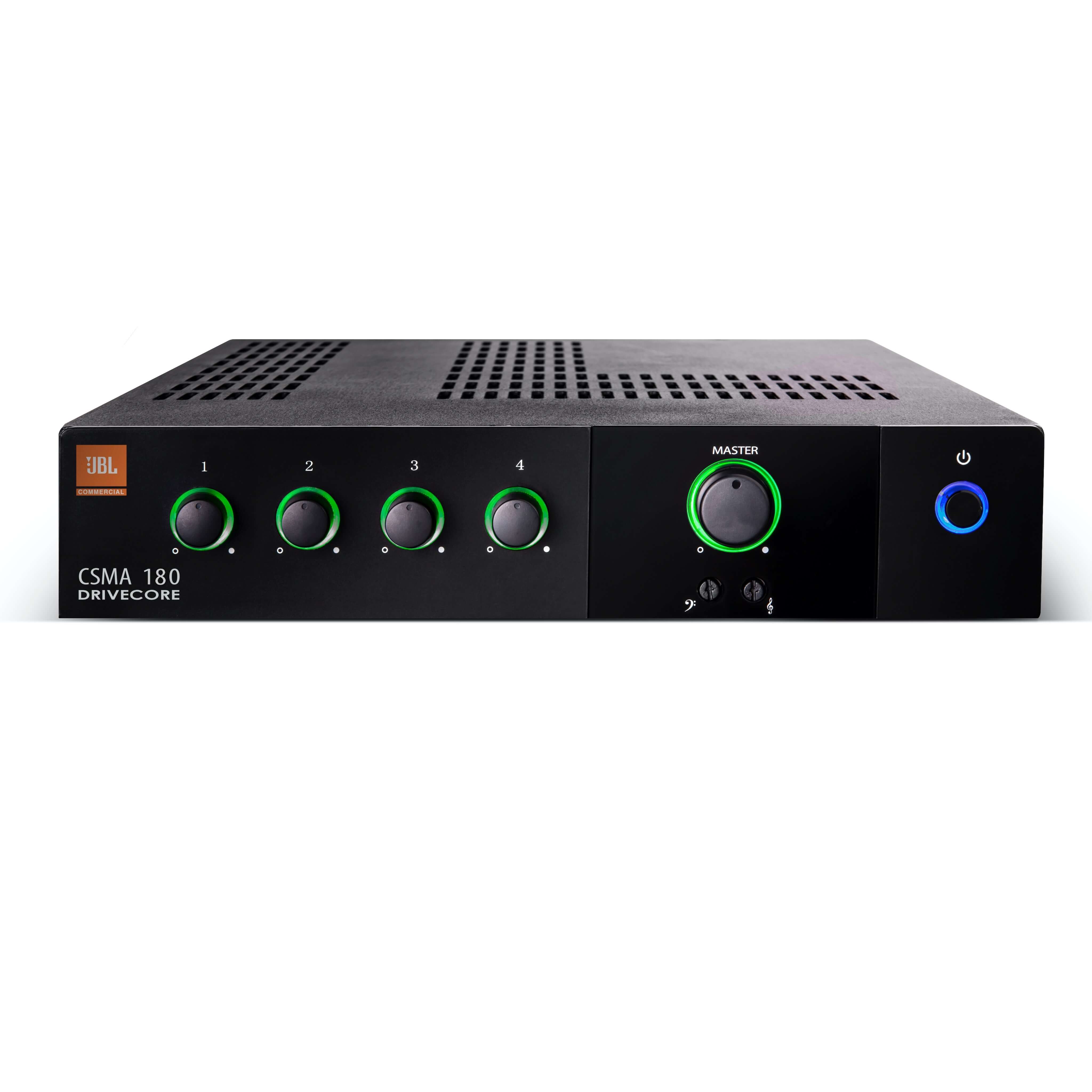 JBL CSMA 180 - 1 x 80W DriveCore Commercial Series Mixer Amplifier, front