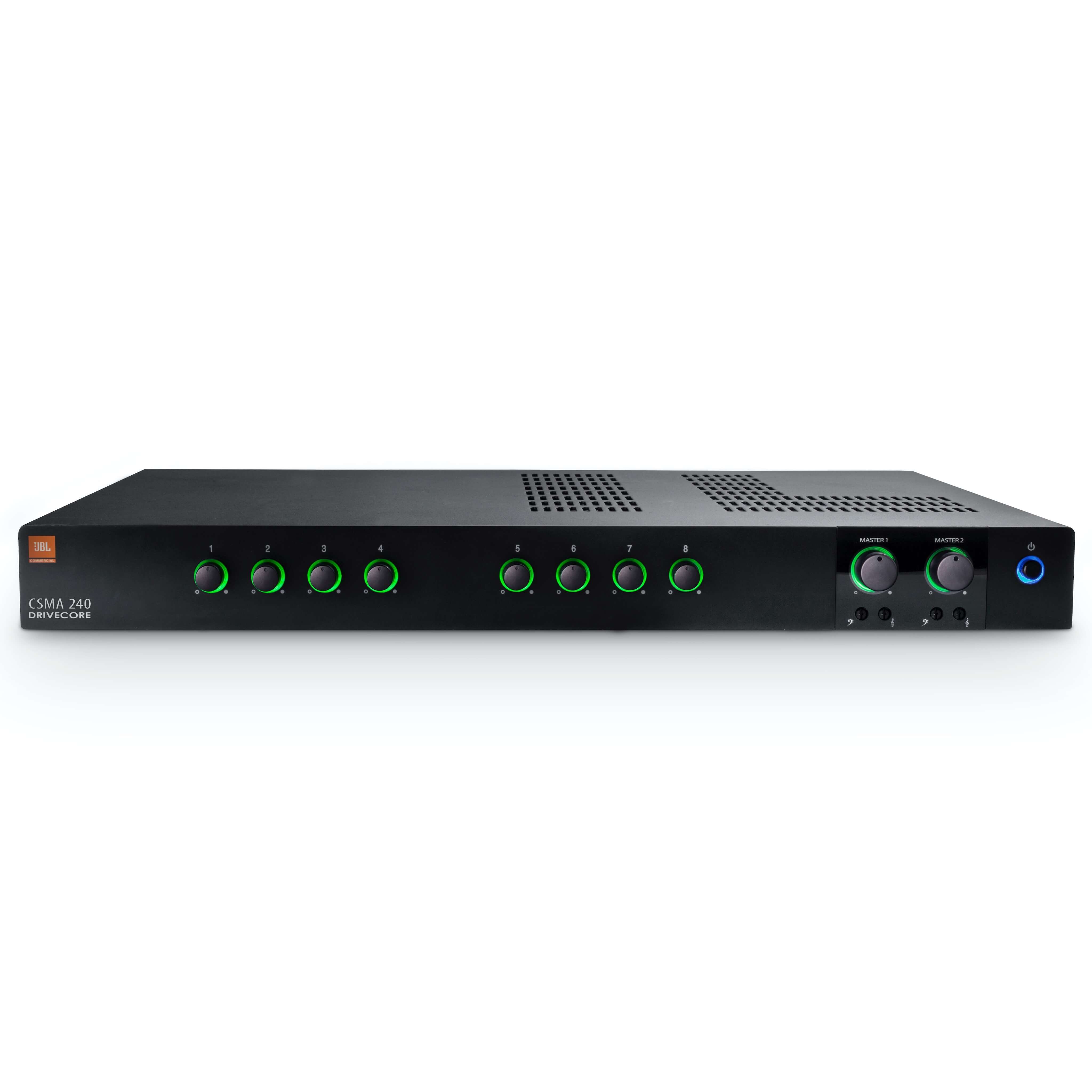 JBL CSMA 240 - 2 x 40W DriveCore Commercial Series Mixer Amplifier, front