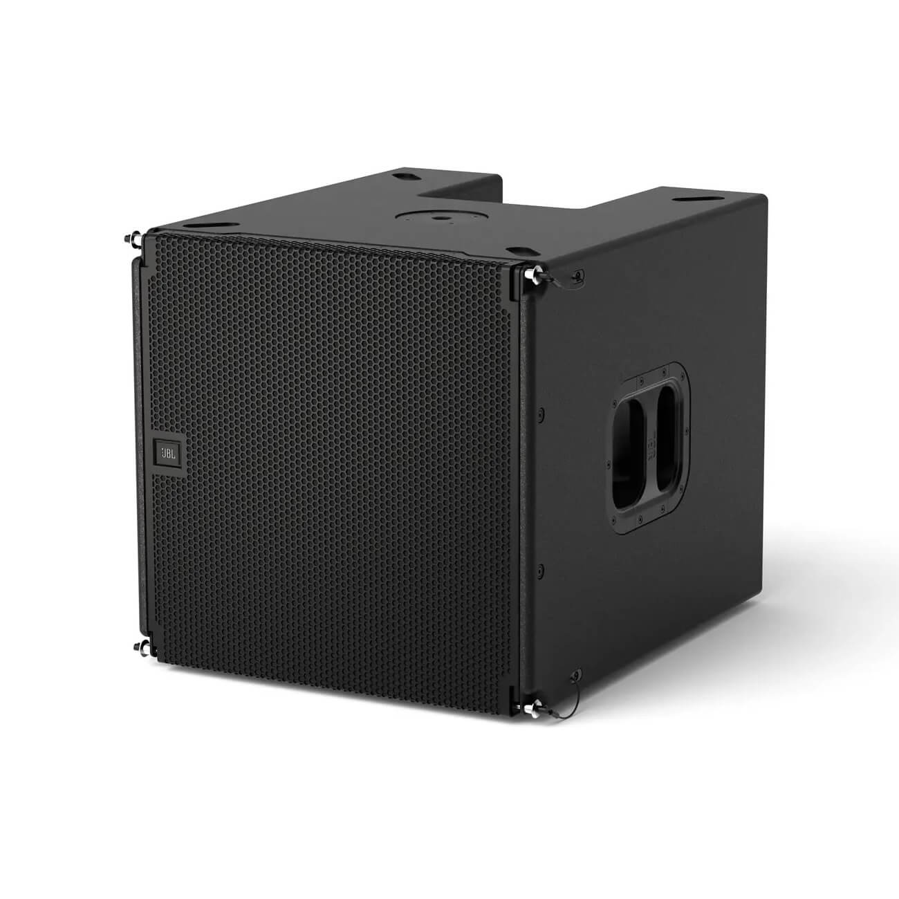 JBL SRX915SF - 15-inch Powered Flyable Subwoofer, angled front