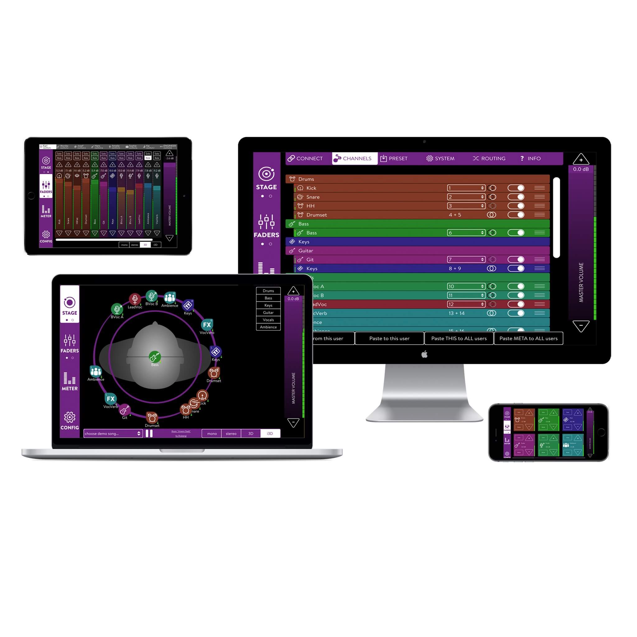 Klang app on multiple devices
