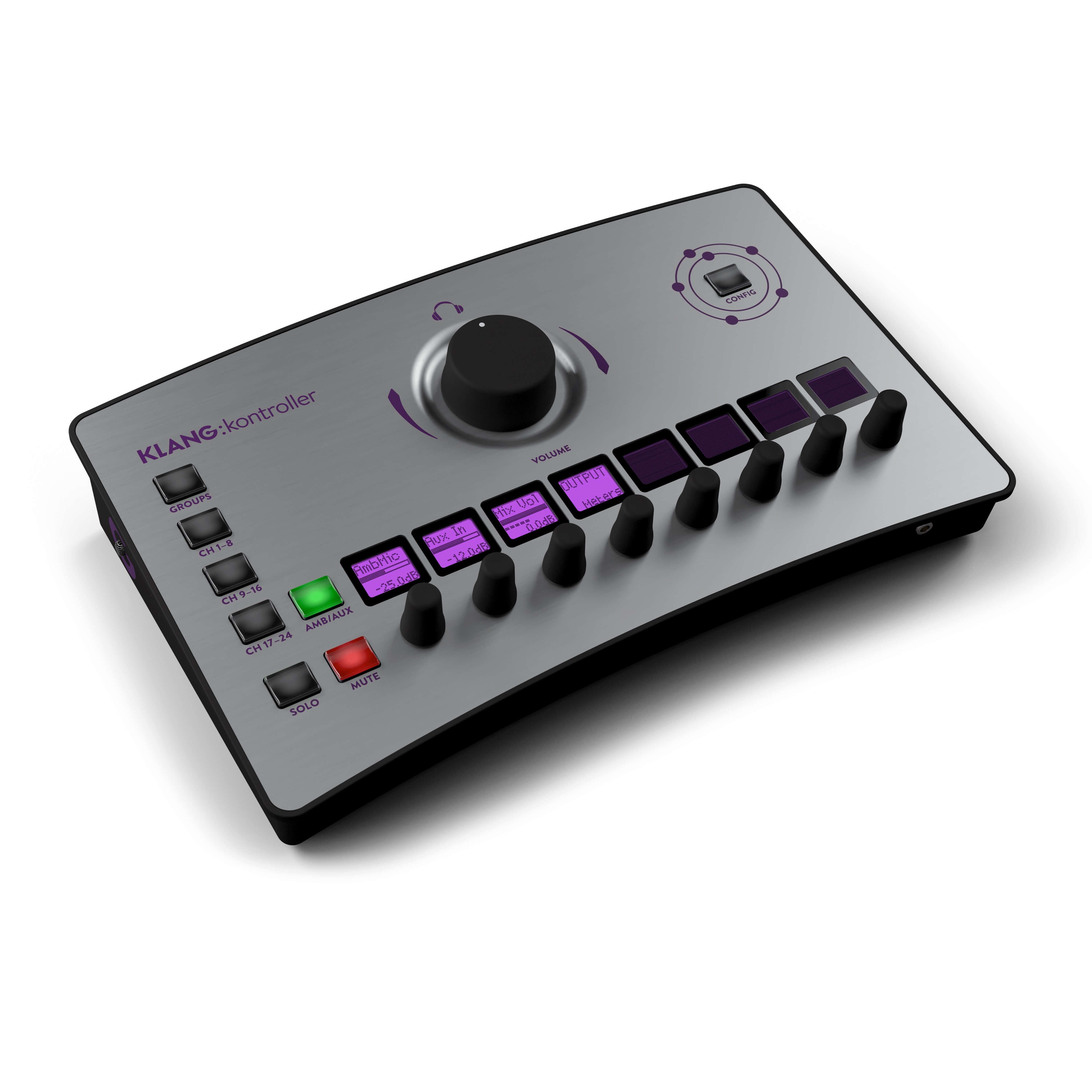 Klang kontroller - Immersive Personal Monitor Mixer and Headphone Amp, angle