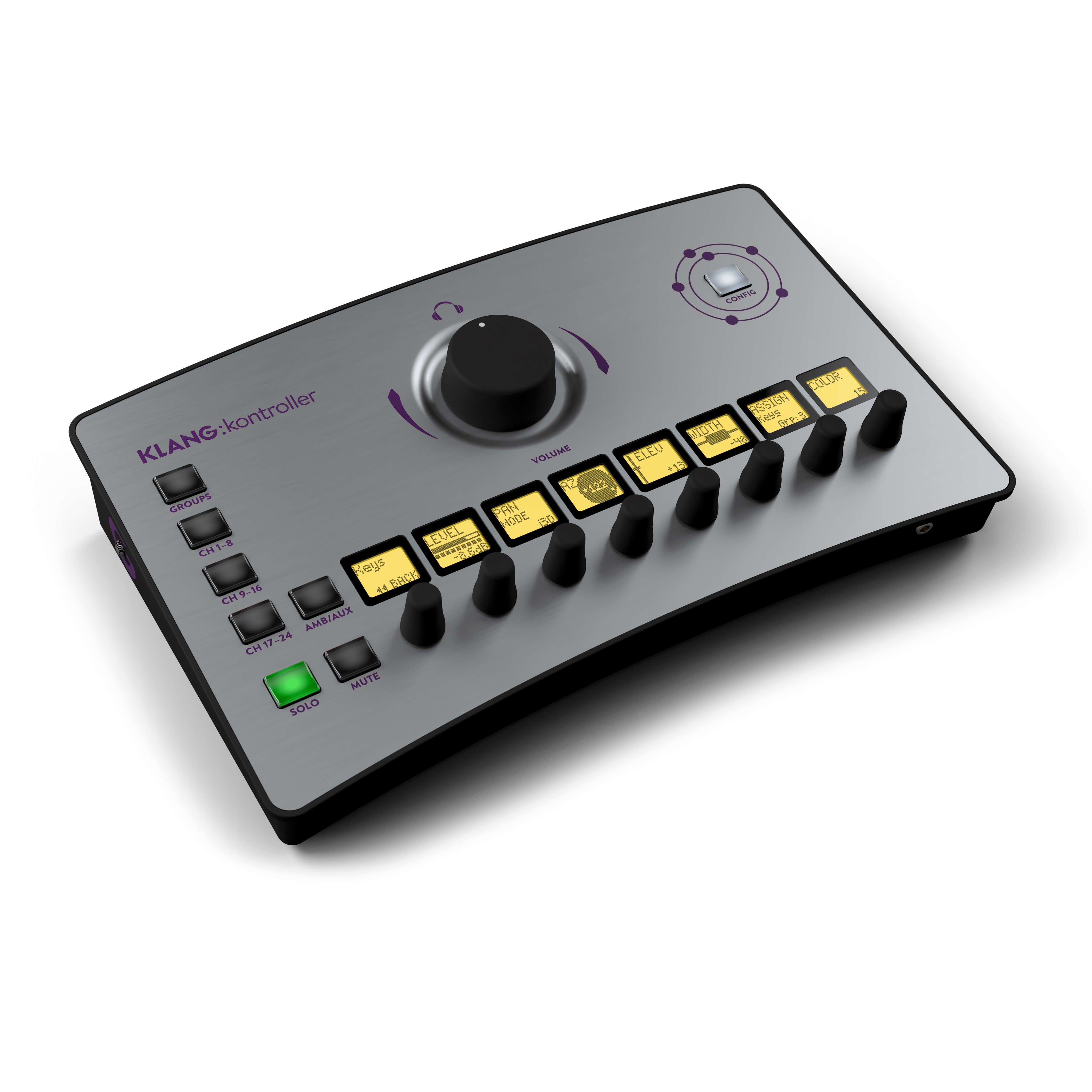 Klang kontroller - Immersive Personal Monitor Mixer and Headphone Amp, angle